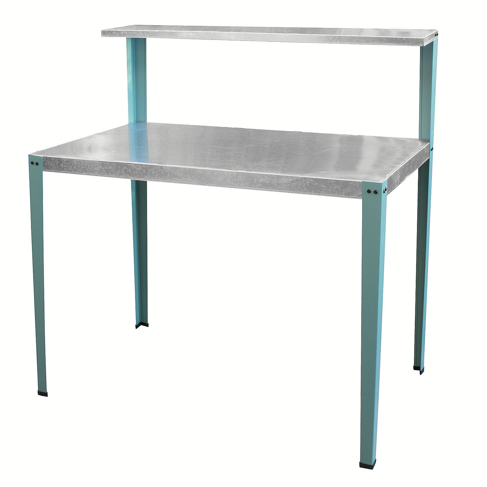 AmeriHome GPBENCH-TL Multi-Use Steel Table/Work Bench with Teal Legs