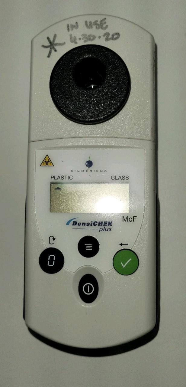 Biomerieux DensiCHEK Plus Biological Density Meter McF 6-1/8" Length