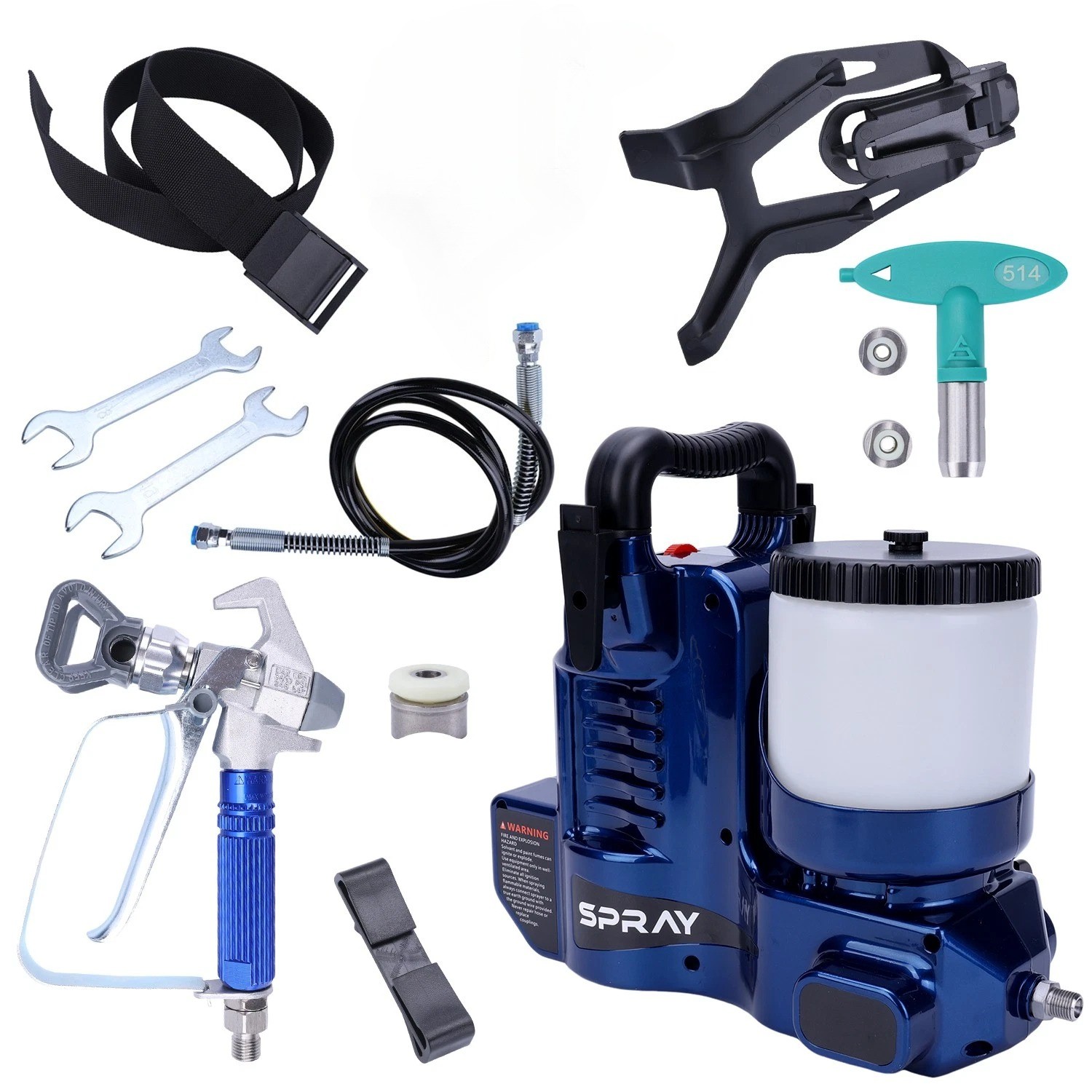 For Makita Airless Paint Sprayer for Wall Paints Varnishes 18-21V With Battery