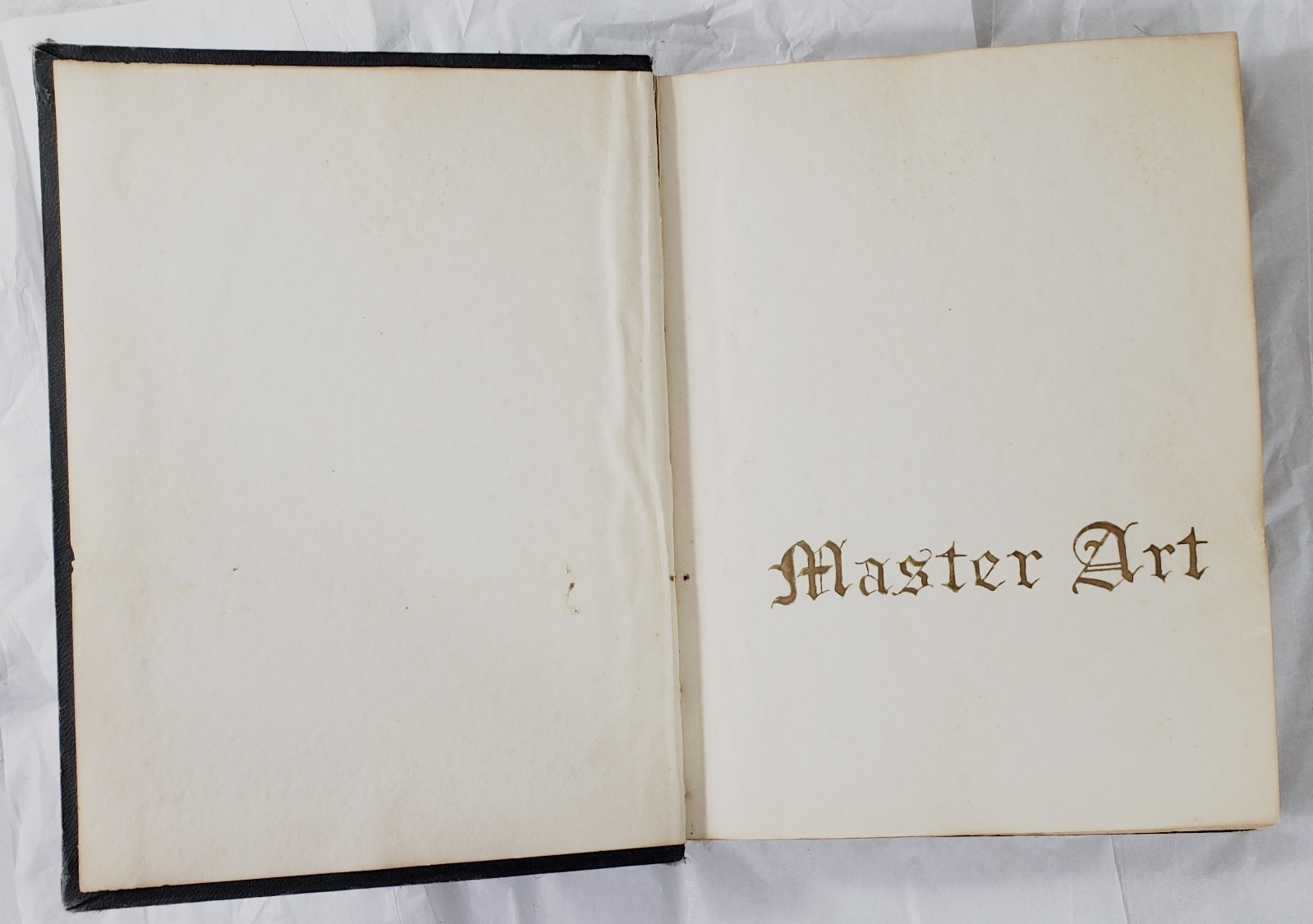 Antique Rare Manuscript Art Masters Hand Written History Commentary Illustrated