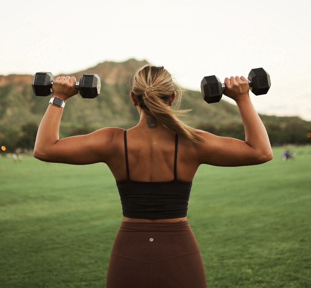 5 lb Pair Rubber Coated Hex Dumbbell Set, 10 Pounds Total New