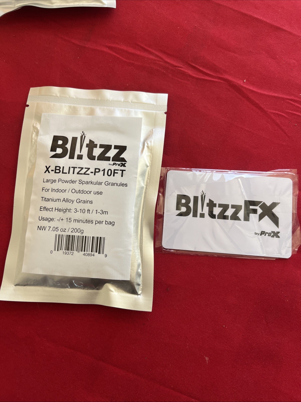 4x ProX X-BLITZZ-P10FT Blitzz Large Powder Cold Spark Effect Granules 3-10ft