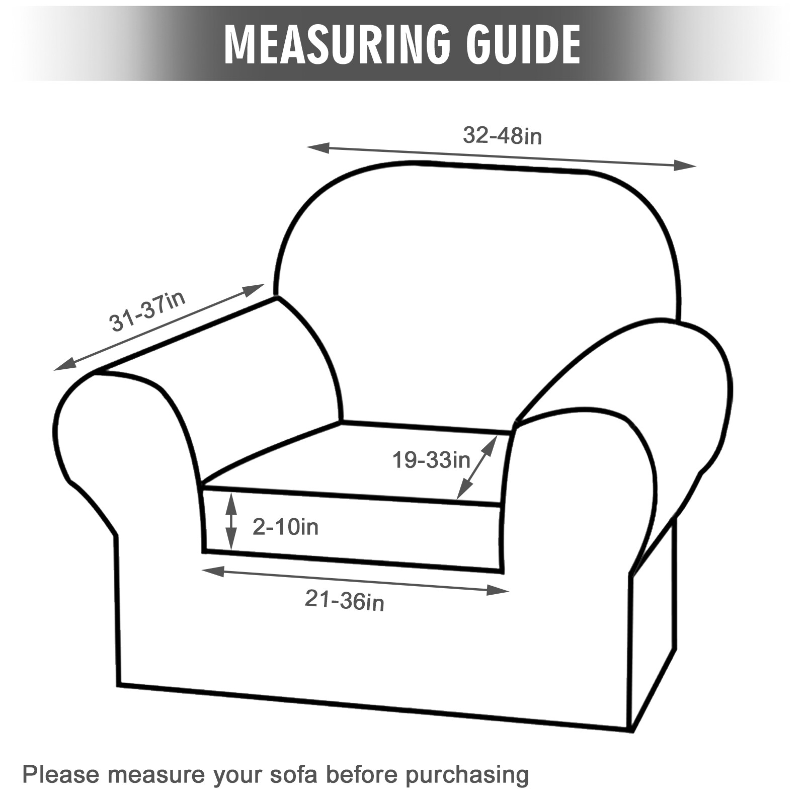 Velvet Sofa Covers for 1/2/3 Seat Cushion Couch Slipcovers with Individual Cover