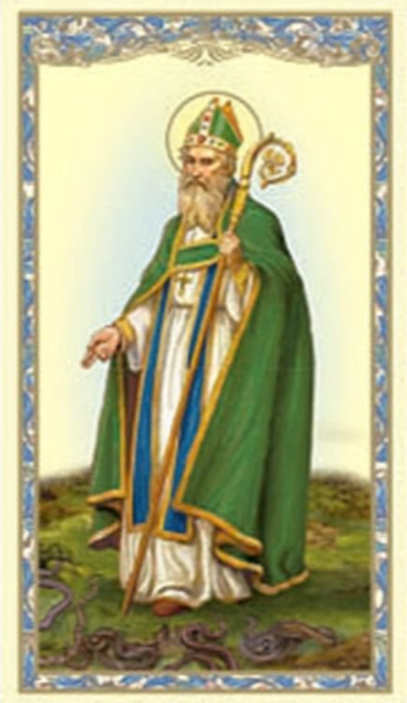 (2 copies) Irish Blessing St Patrick Holy Prayer Card Catholic Christian