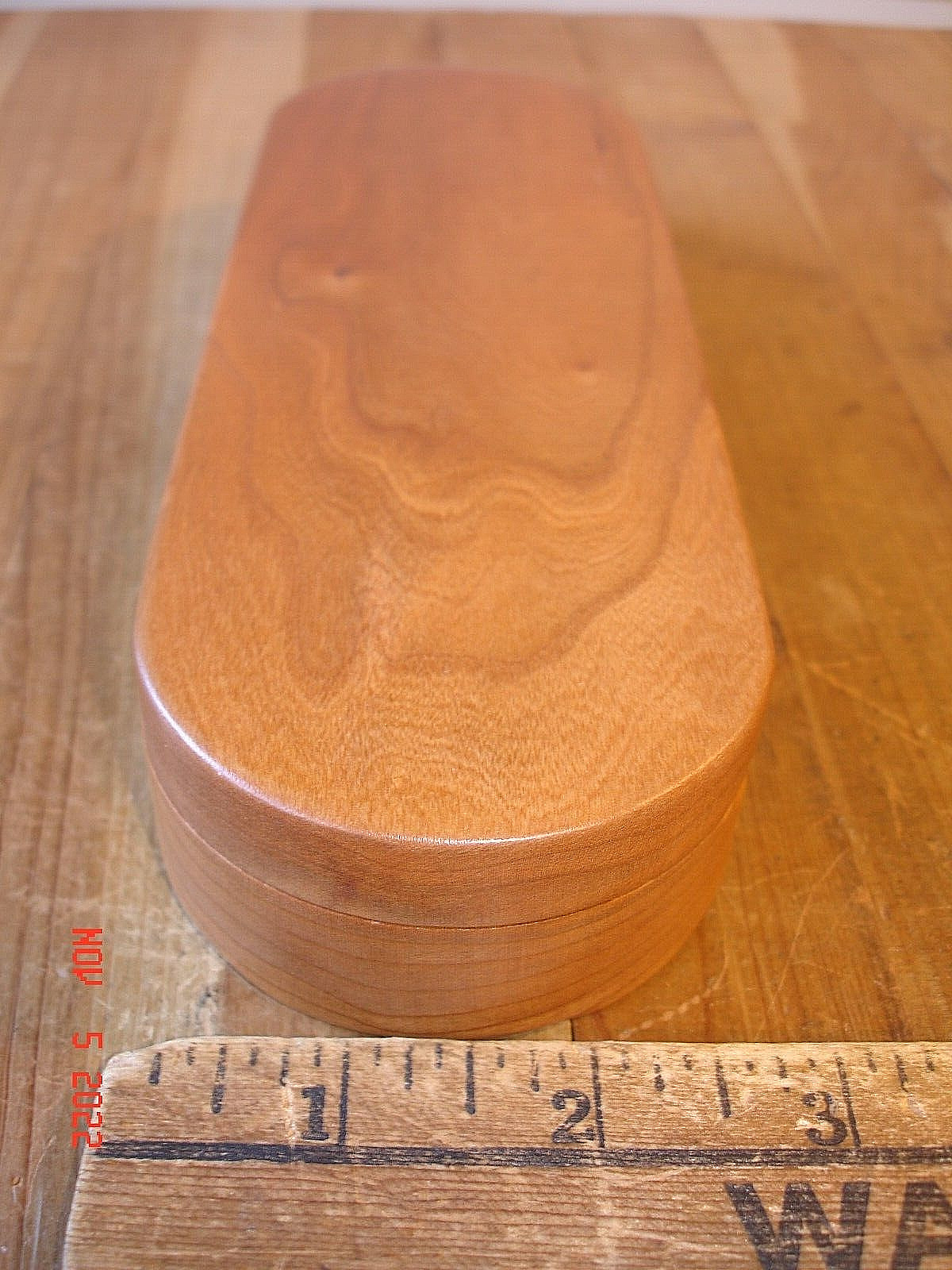 NEW BUCK KNIVES 196 MINI ALPHA HUNTER KNIFE DISPLAY BOX CASE BLACK FELT LINER