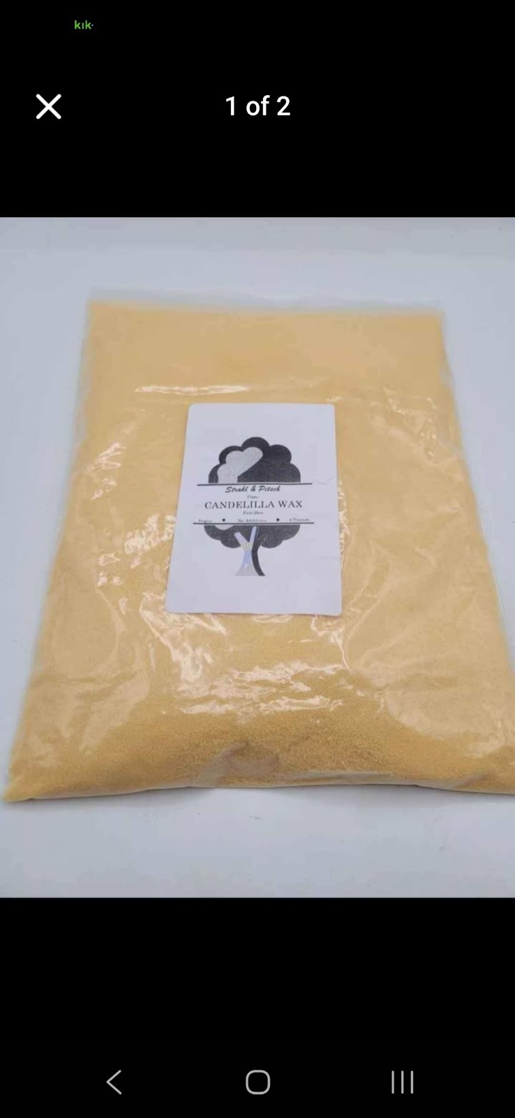 4 Pounds, Strahl And Pitsch Candelila Wax Granules