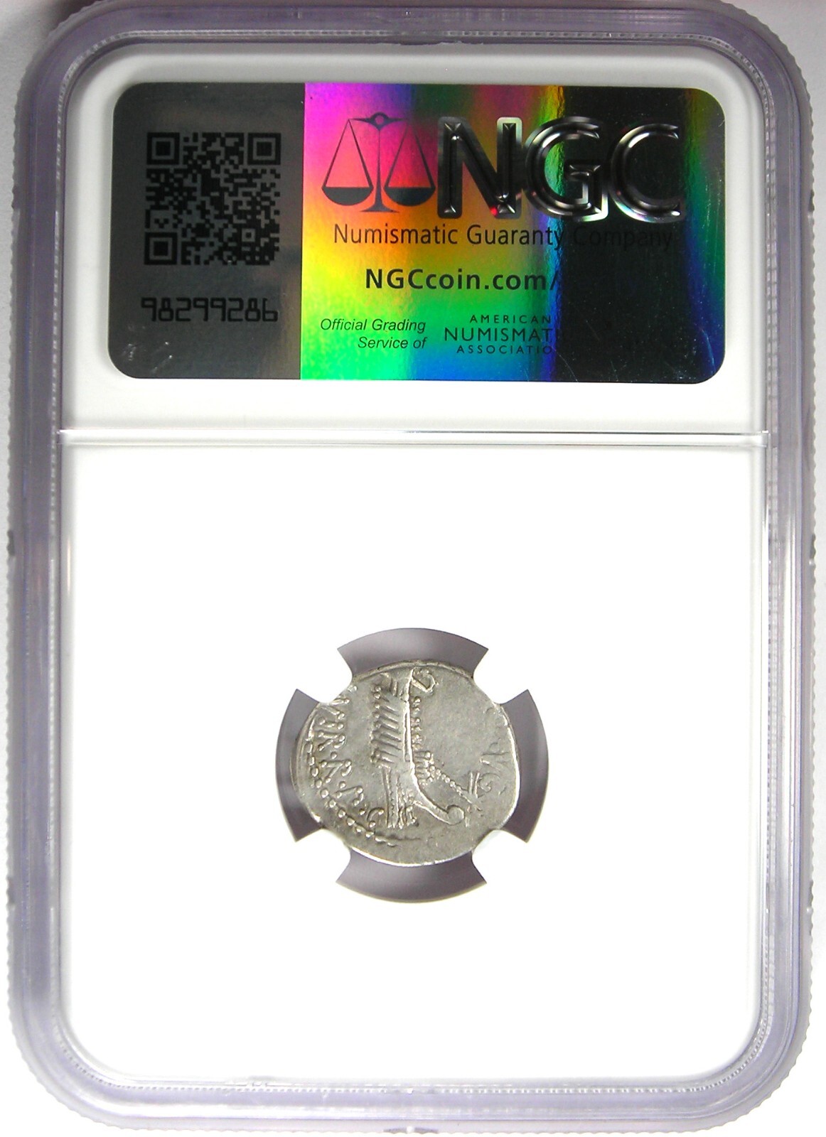 Marc Antony AR Denarius Silver Galley Roman Coin 32 BC - Certified NGC VF