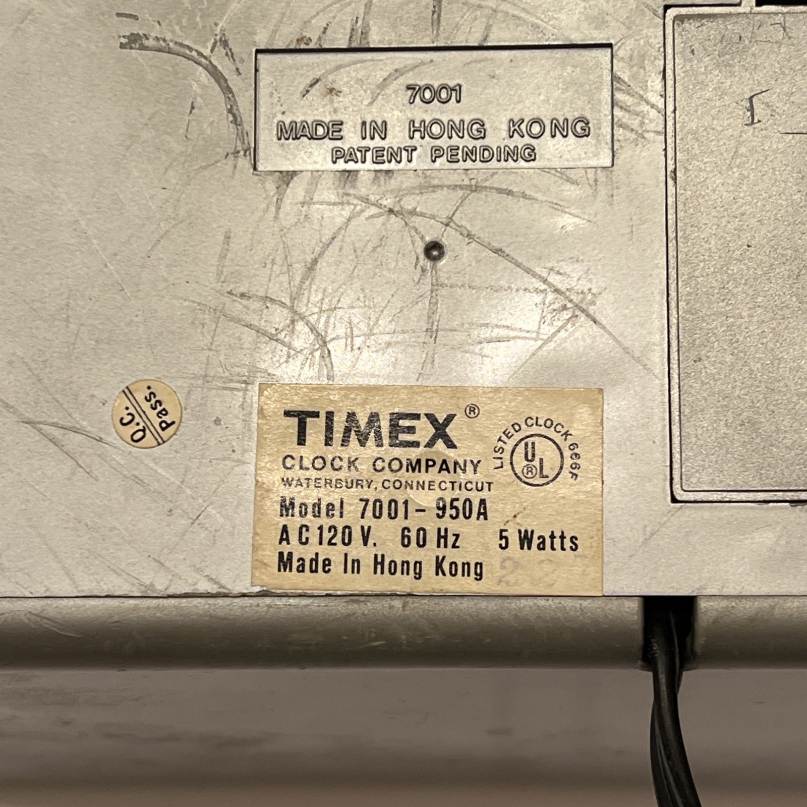 VTG Timex Speak-Easy Talking Alarm Clock LED Display 7001 Flickers AS-IS