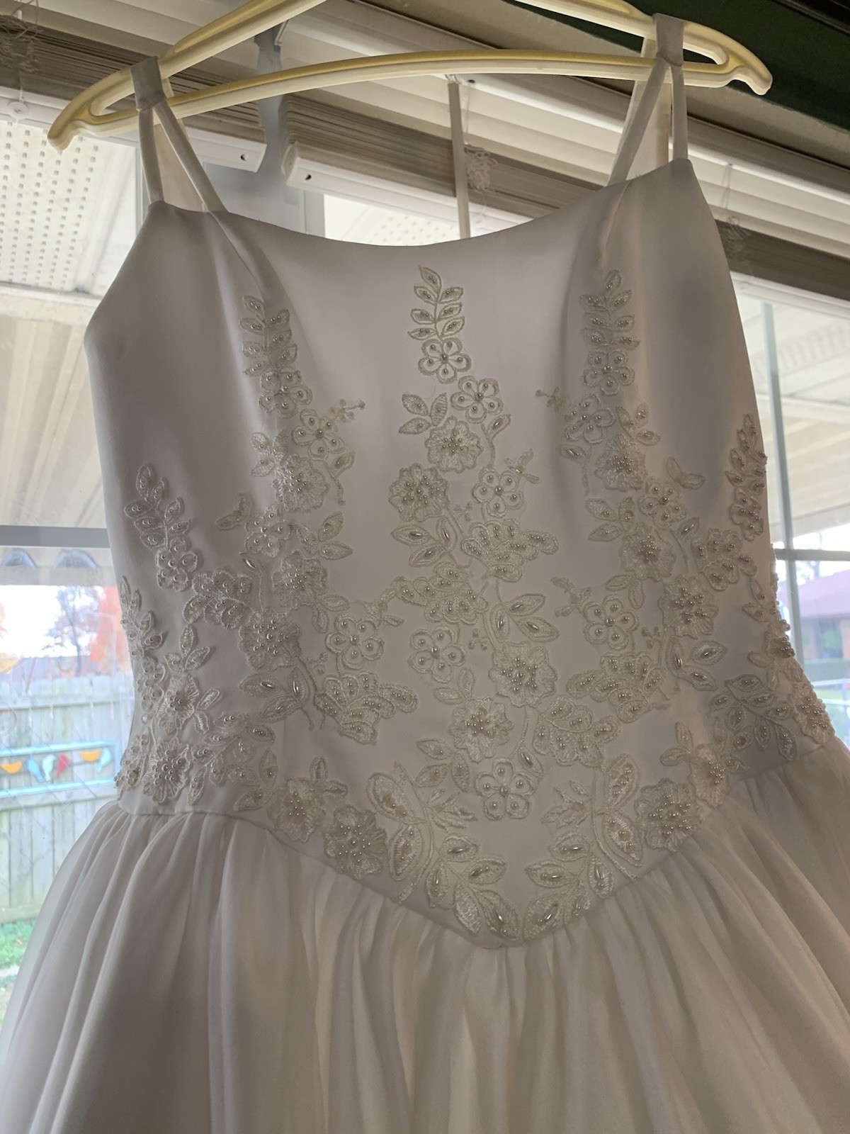 Vintage White Wedding Dress Bridal Originals Pearls Sequins Size 6 READ