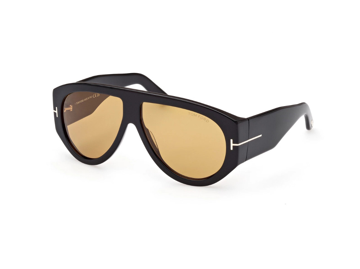 TOM FORD Sunglasses FT1044 Bronson  01E Black brown Man