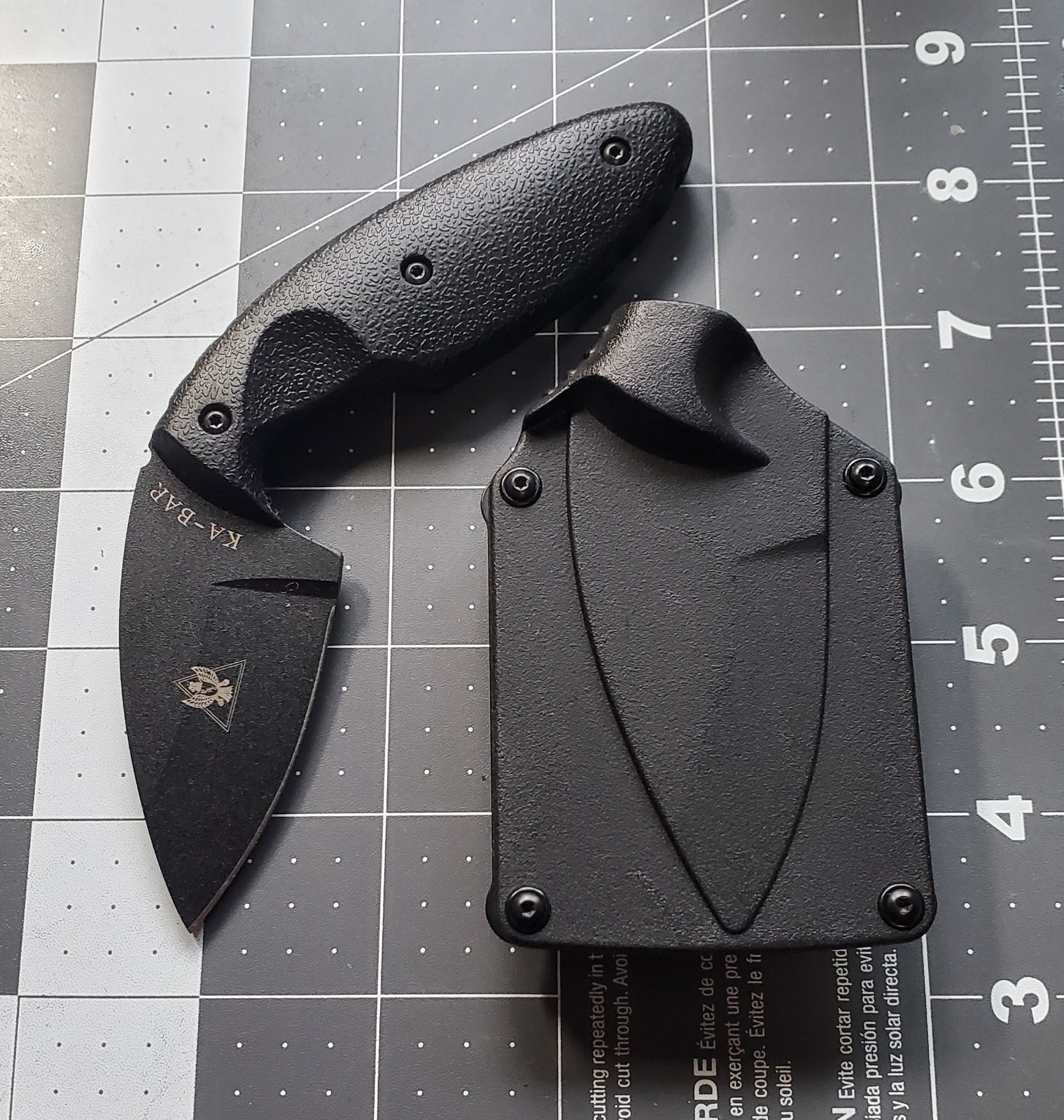 KA-BAR 1480 TDI LAW ENFORCEMENT KNIFE & SHEATH