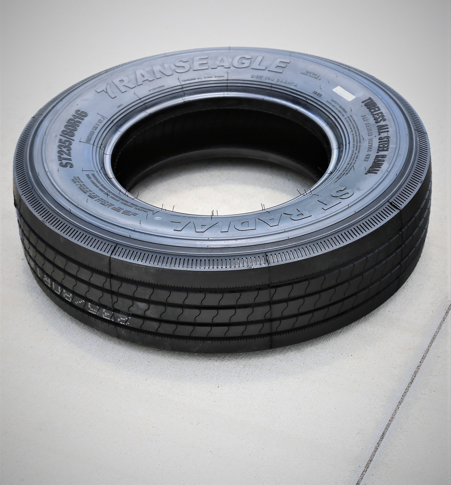 4 Tires Transeagle All Steel ST Radial ST 235/80R16 Load H 16 Ply Trailer