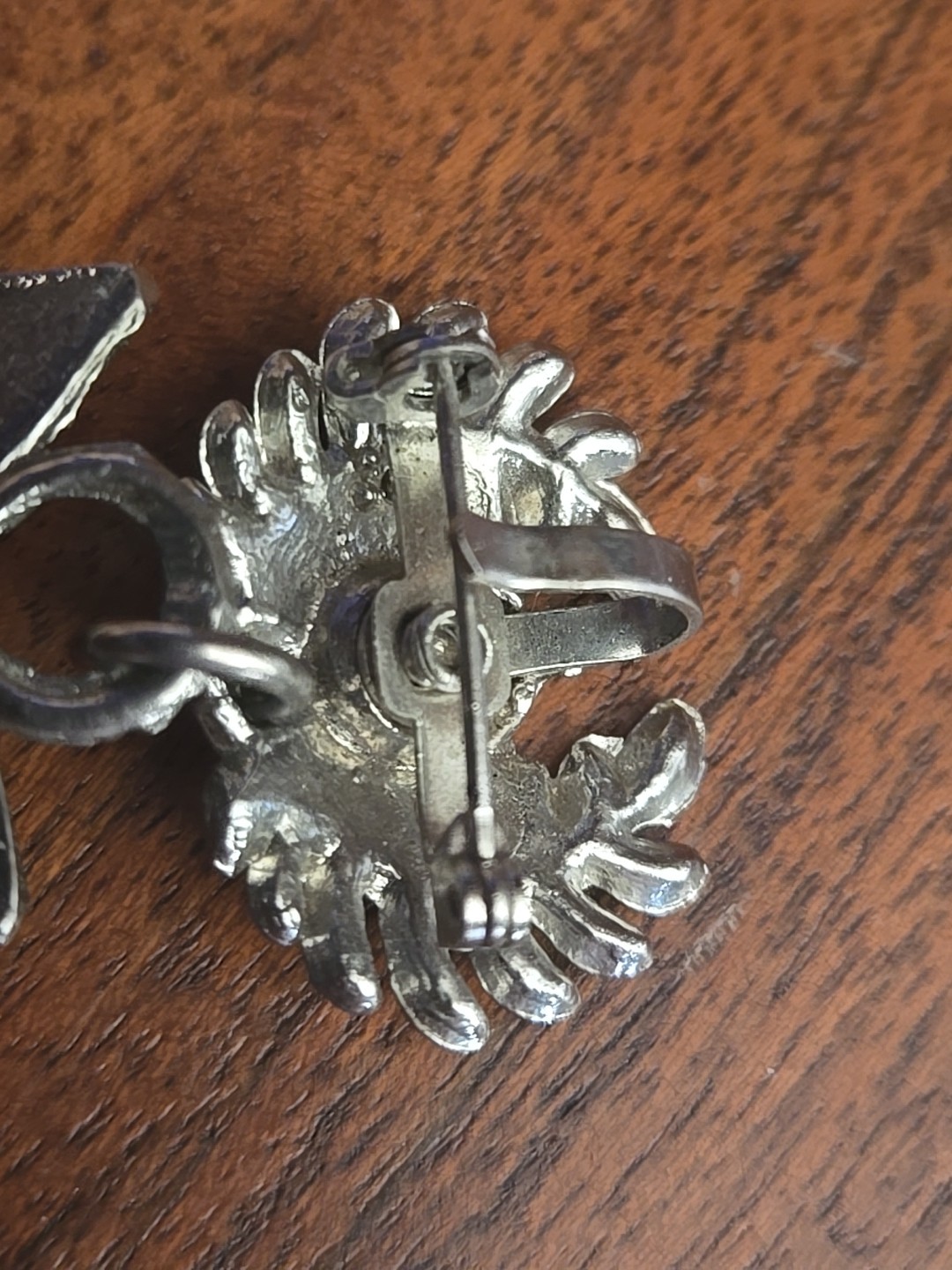 VTG Pour Le Merite French Blue Max Coat Of Arms MEDAL CROWN & FLUER DE LIS LION