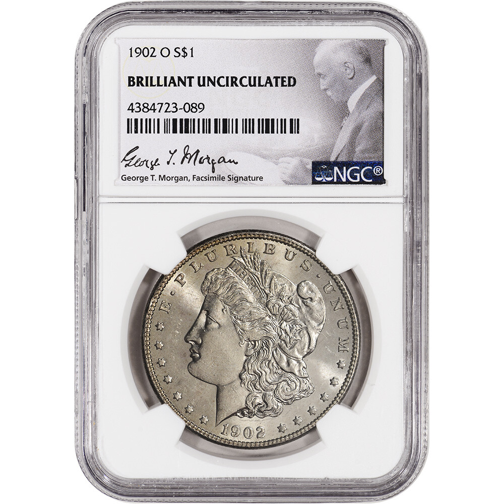 1902 O US Morgan Silver Dollar $1 - NGC Brilliant Uncirculated