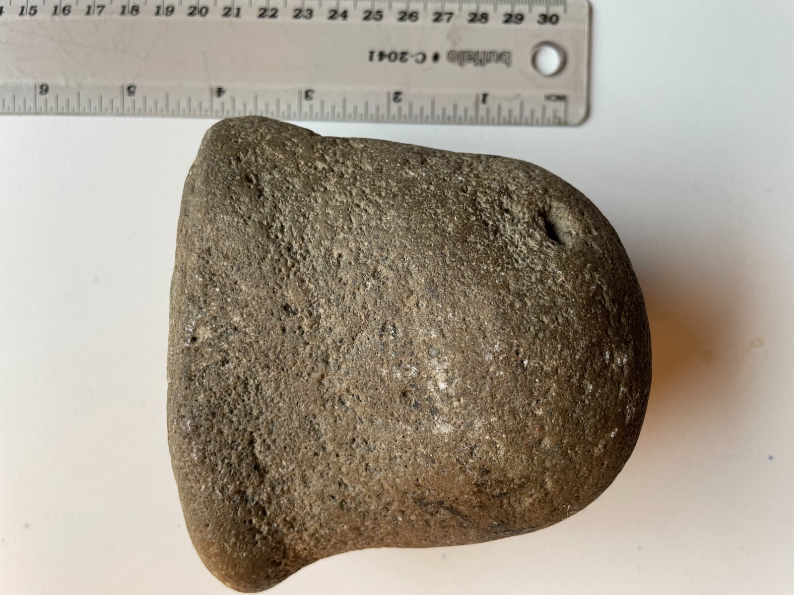 native american indian genuine hand-grinding stone pestle