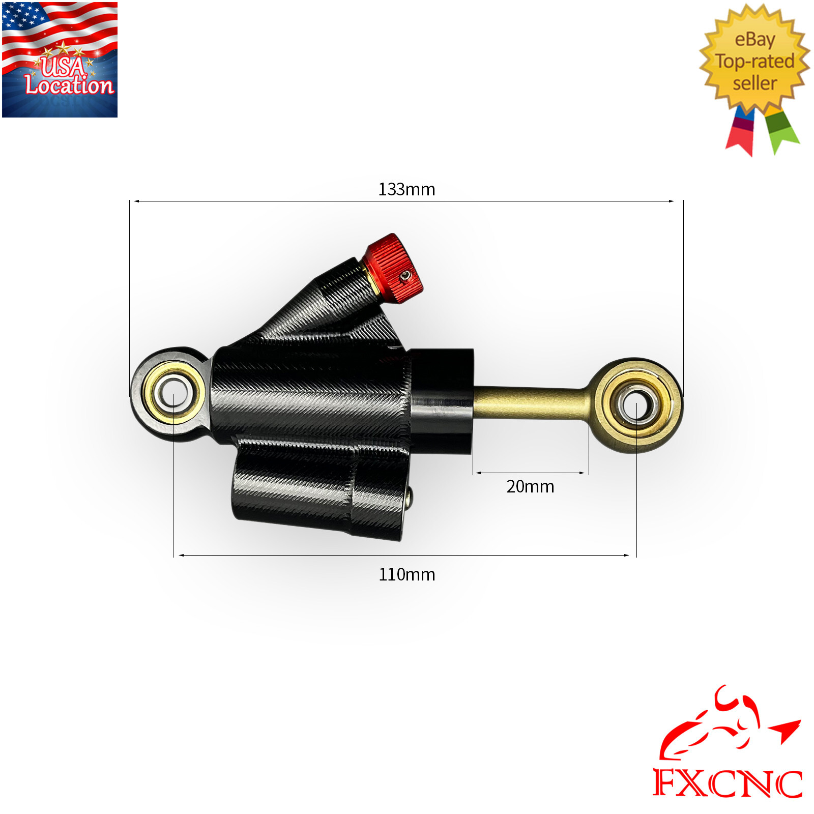 For CRF250R/X CRF450R/X CRF150R Adjust Steering Damper Stabilizer Safety Control