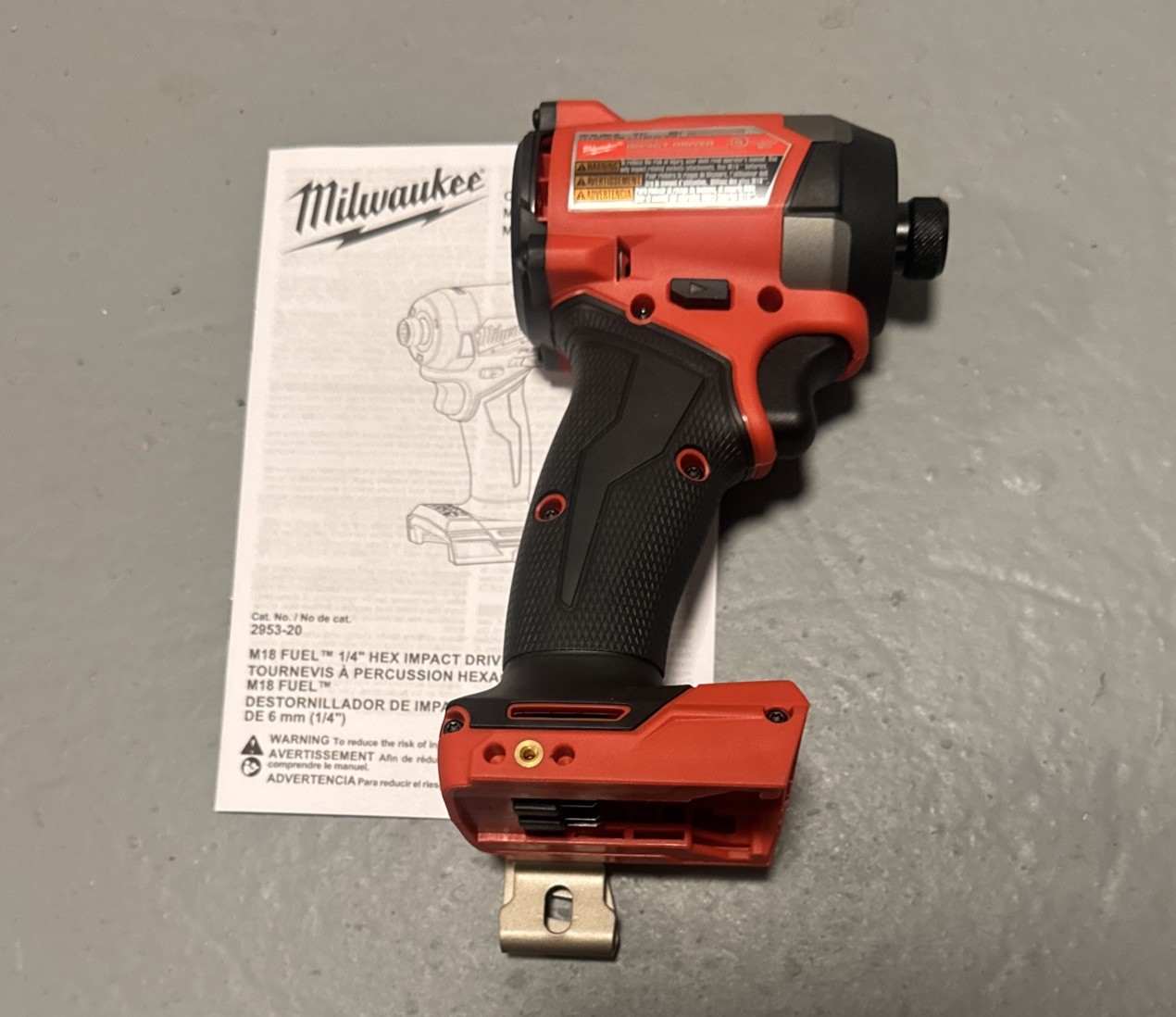 Milwaukee M18 Fuel 2953-20 Brushless Cordless 1/4" Hex Impact Driver Tool Only