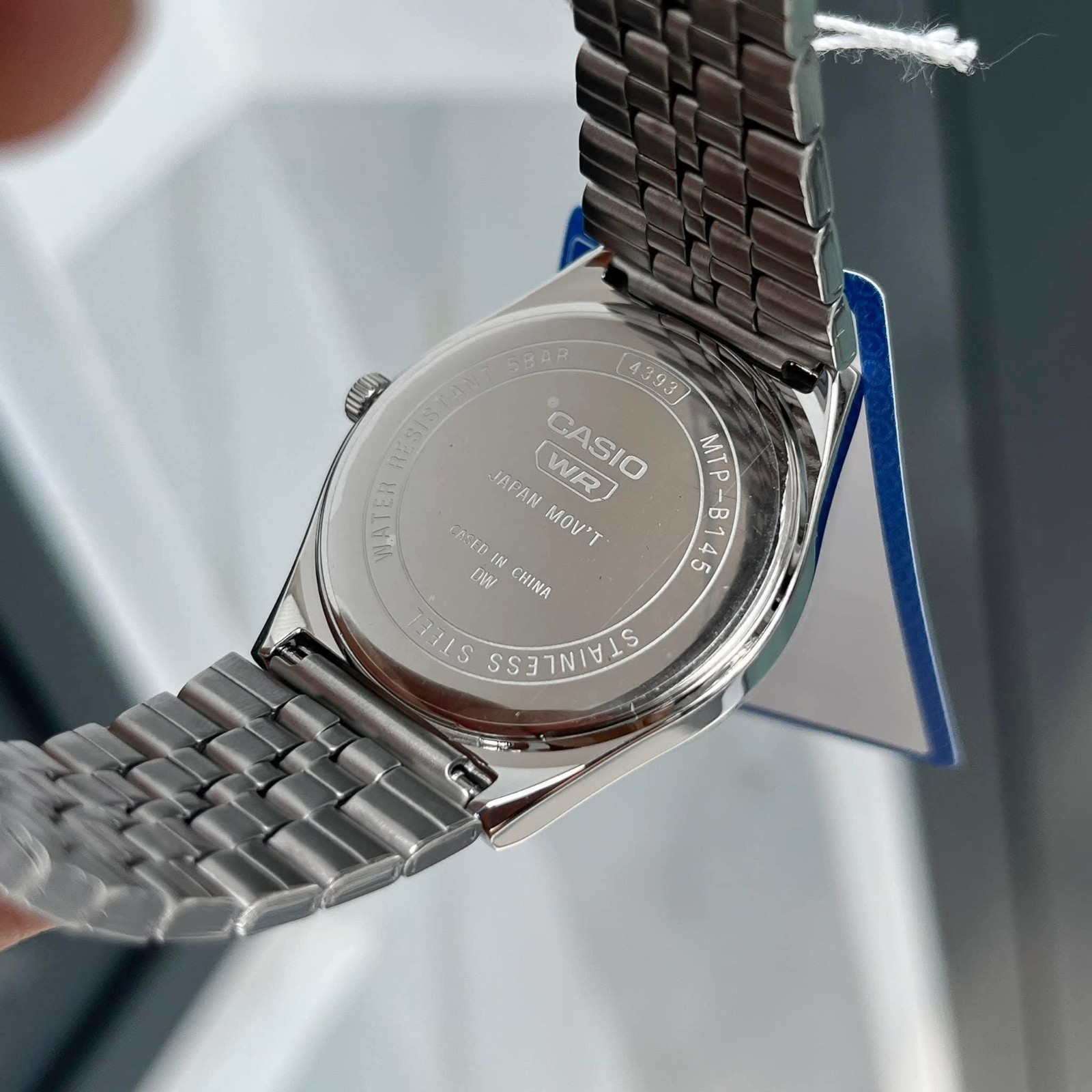 Casio MTP-B145D-2A1 Tiffany Blue Dial Stainless Steel Quartz Men’s Watch