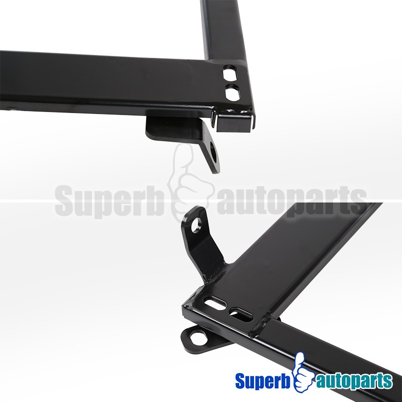 Fits 96-00 Civic Racing Seat Mounting Brackets Rail Tensile Steel Bucket Pair