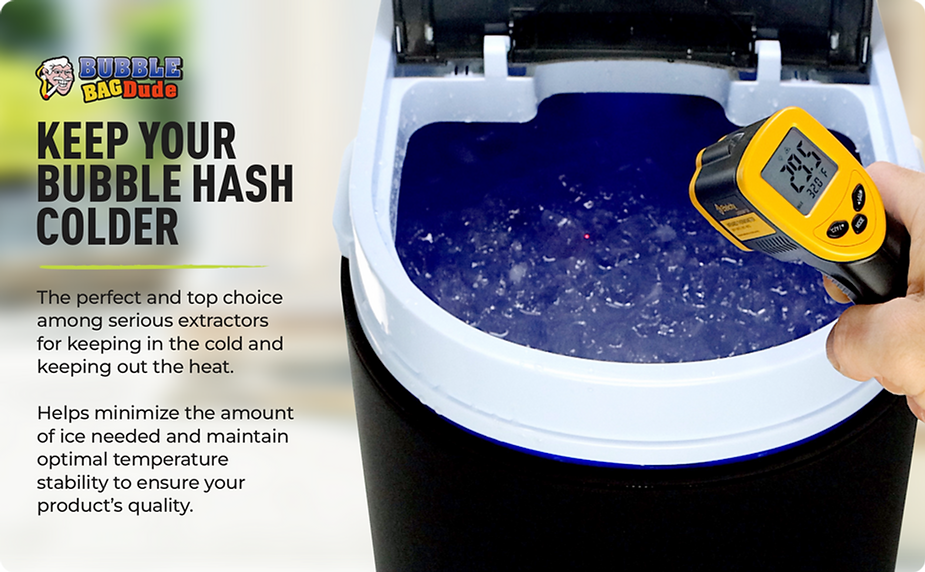 BUBBLEBAGDUDE Thermal Wrap Insulation for 5 Gallon bubble Machine