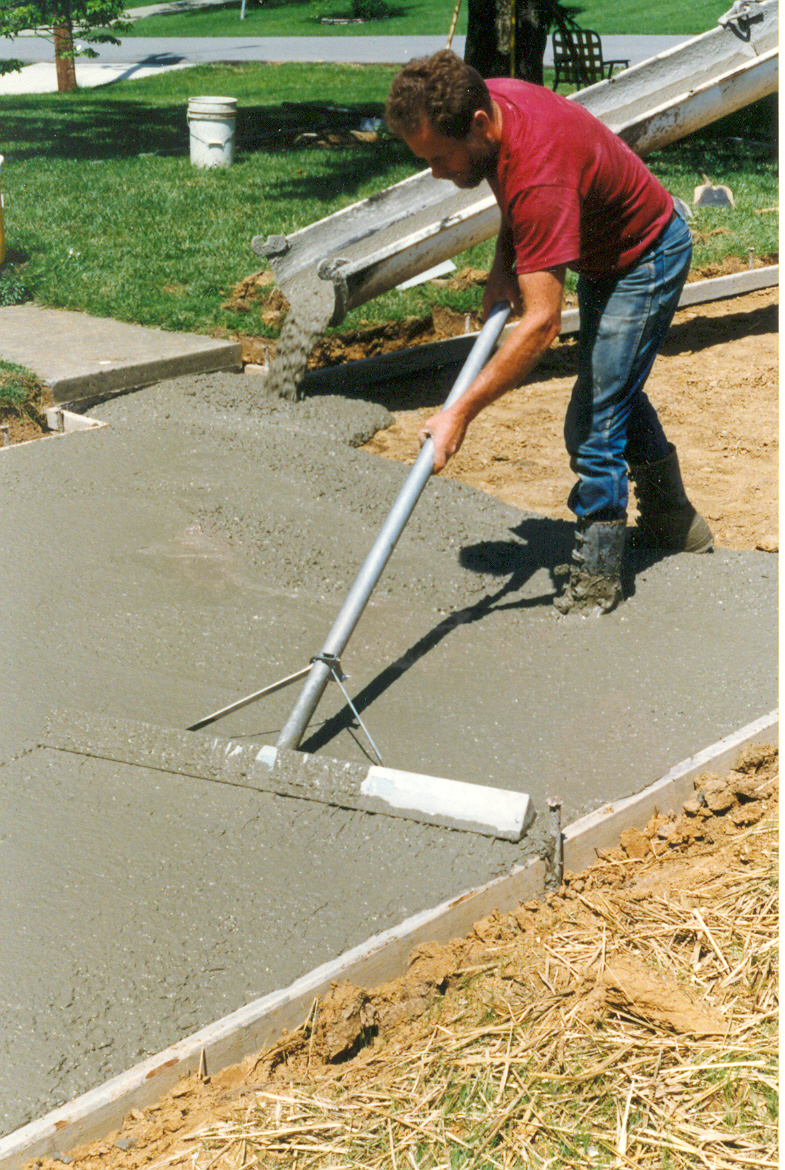 SCRUTE Screed and Floating Concrete Grade Tool...