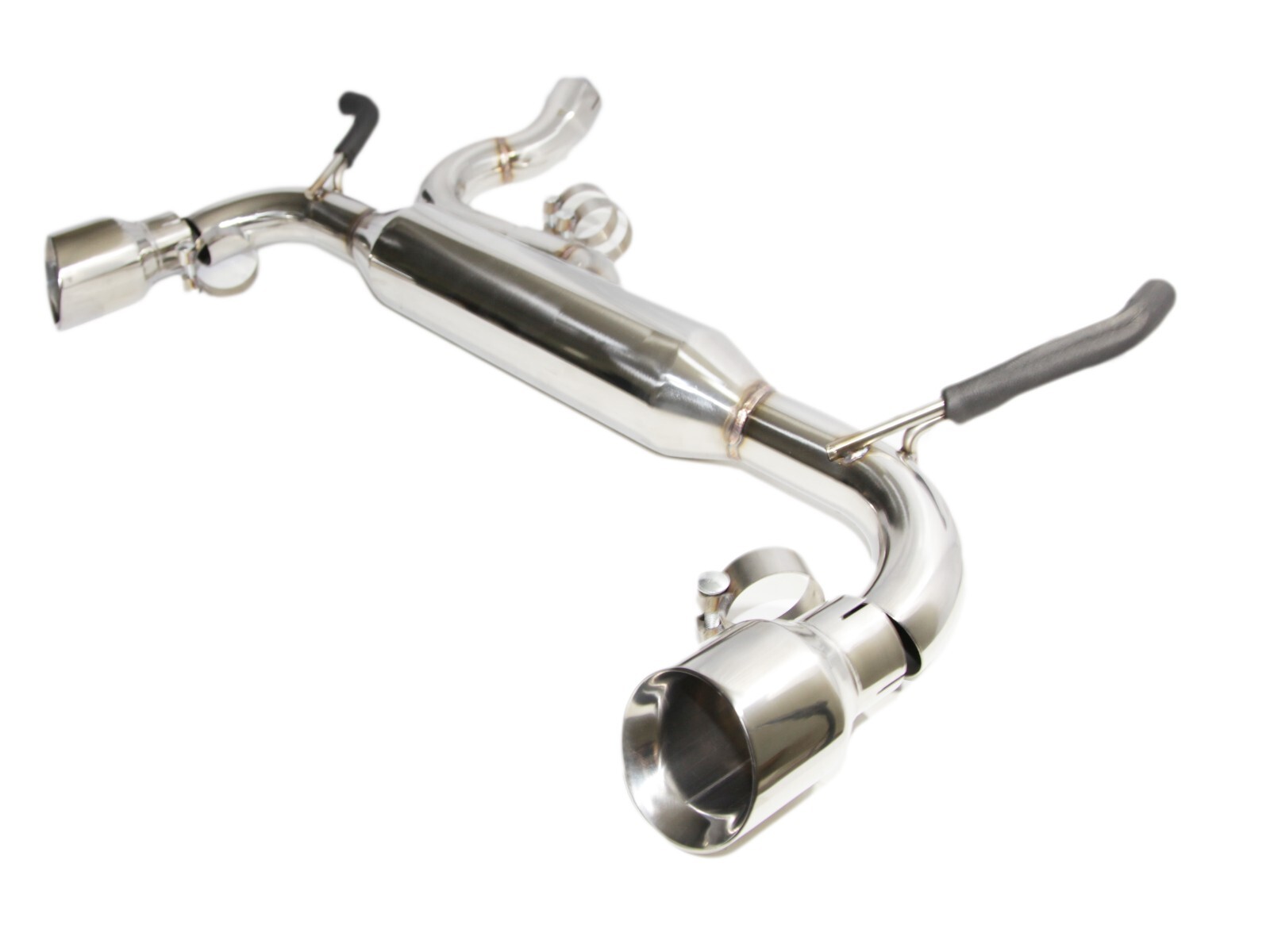 2.5"SS Dual Axle Back Exhaust Muffler For 07-17 Jeep Wrangler JK 2/4DR