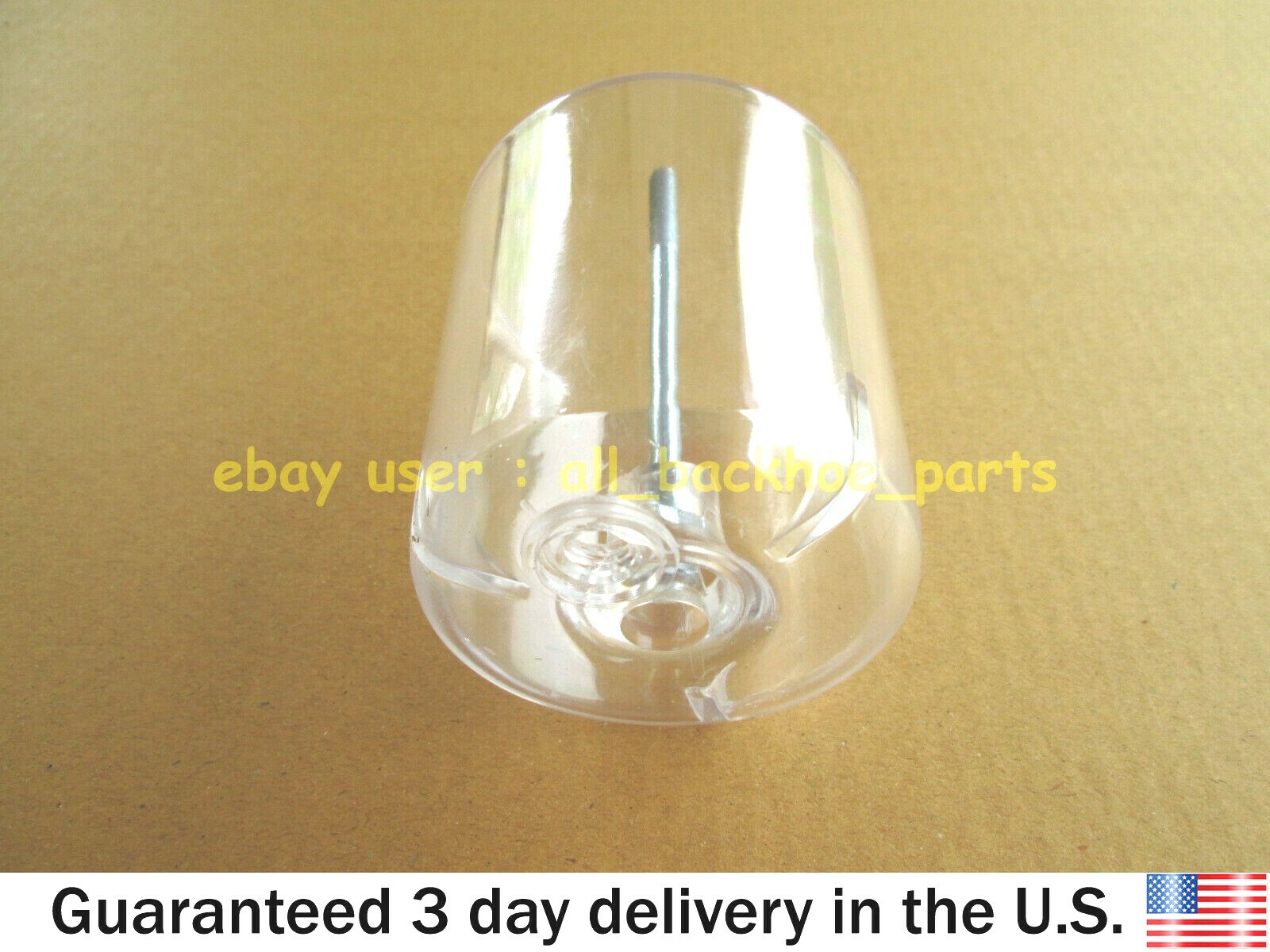 JCB BACKHOE - PLASTIC FUEL SEDIMENT BOWL (PART NO. 32/904709)