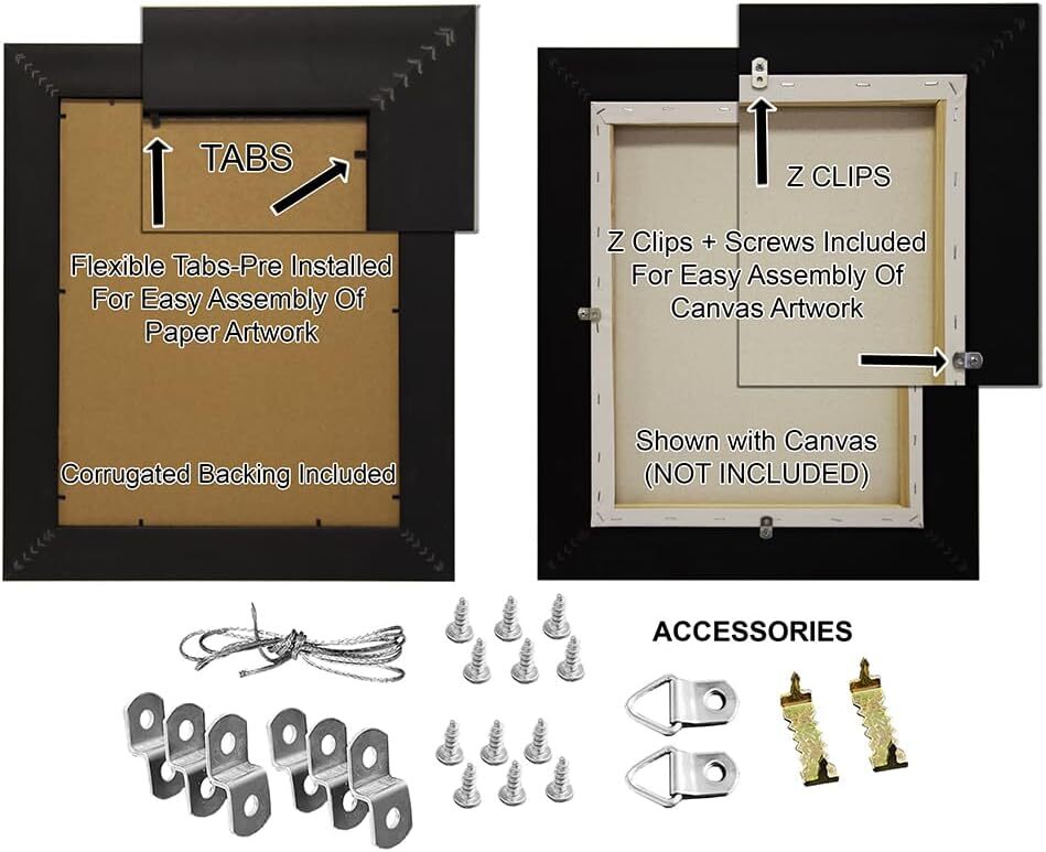 Custom Matted Picture Poster Frame & Mat 3" Gold French Ornat 1946 16x20 24x36