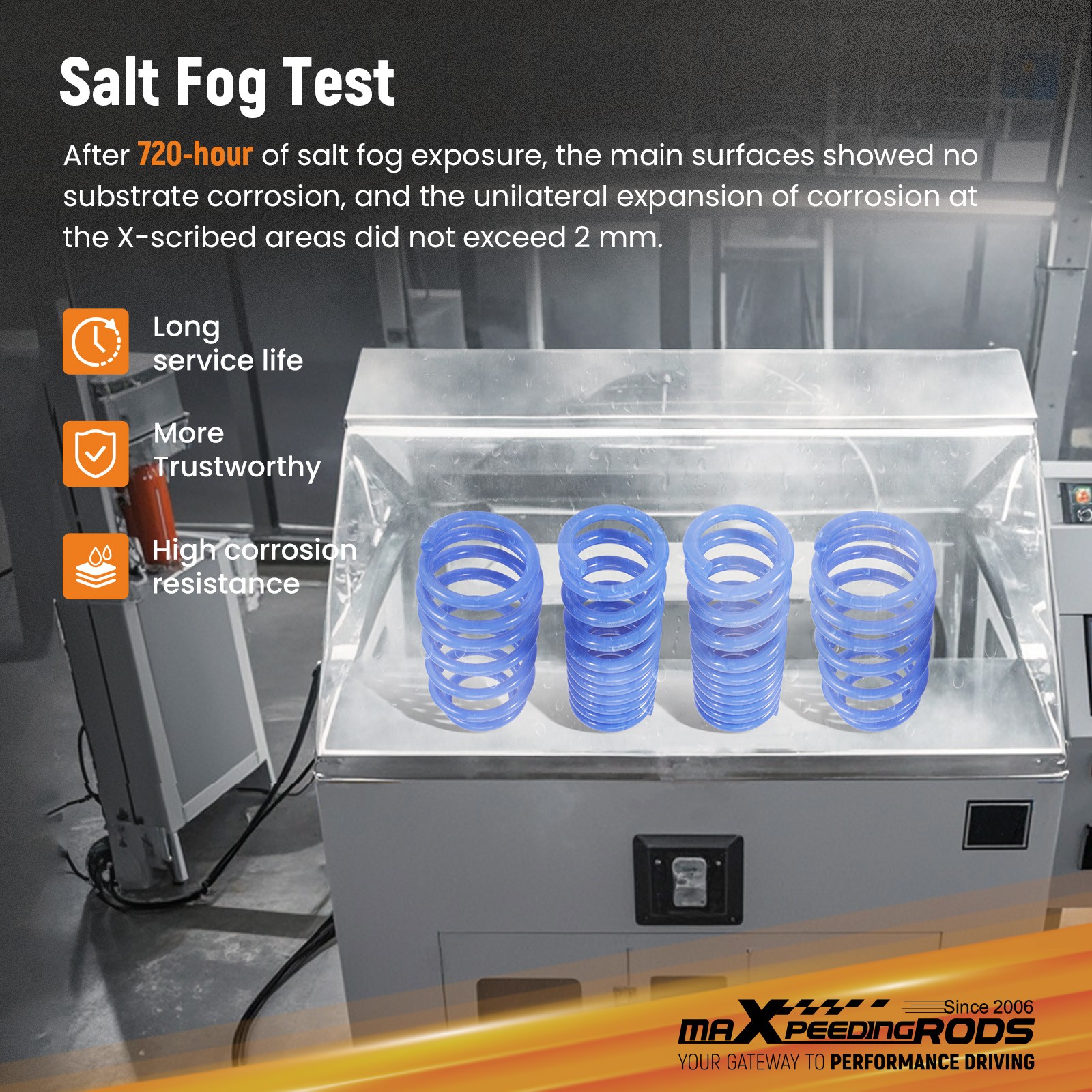 MaXpeedingrods Lowering Springs 2.2"F / 2.2"R For Dodge Challenger RWD 2008-2023