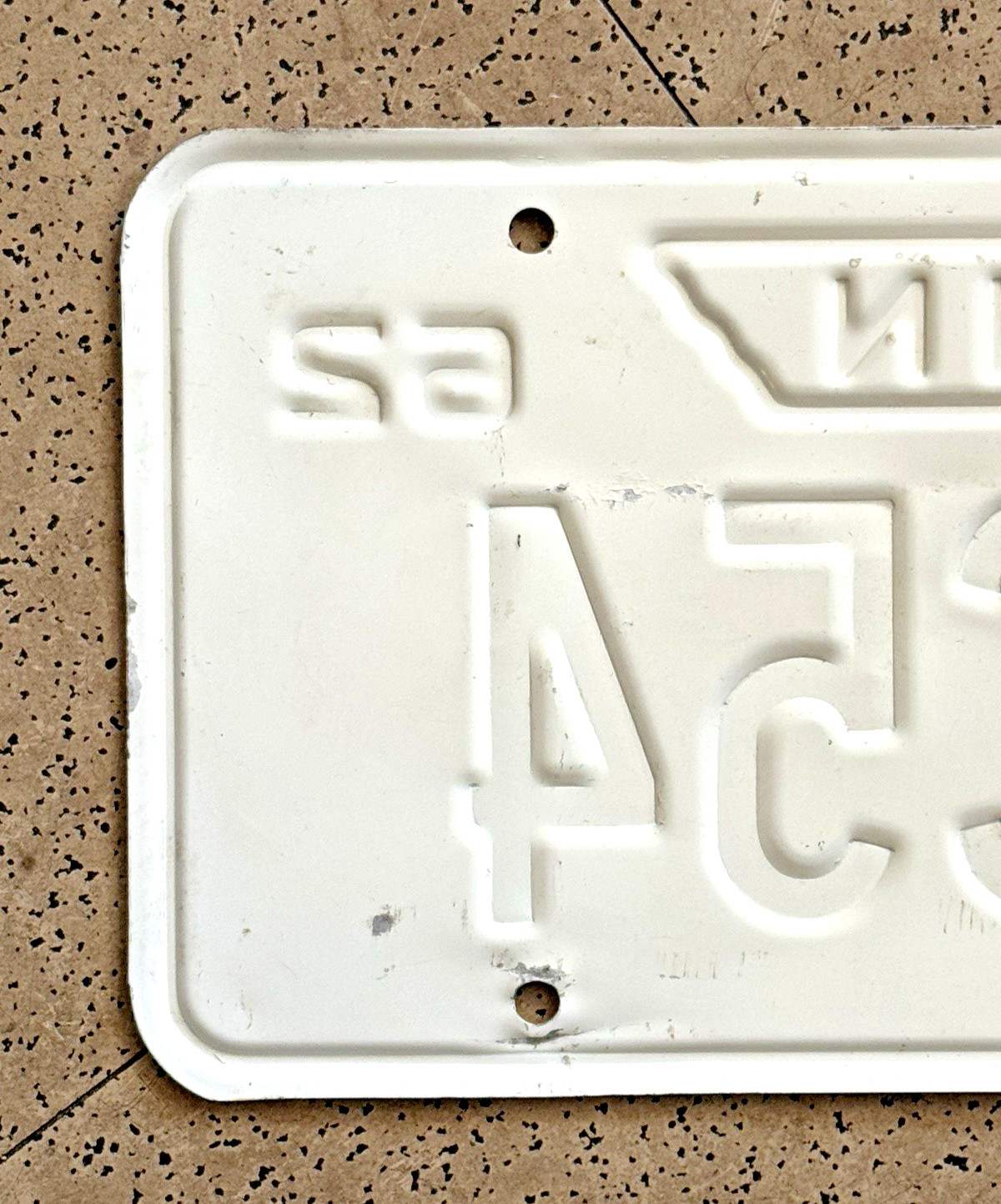 1963/1962 TENNESSEE license plate — GREENE CO — ORIGINAL vintage antique car tag