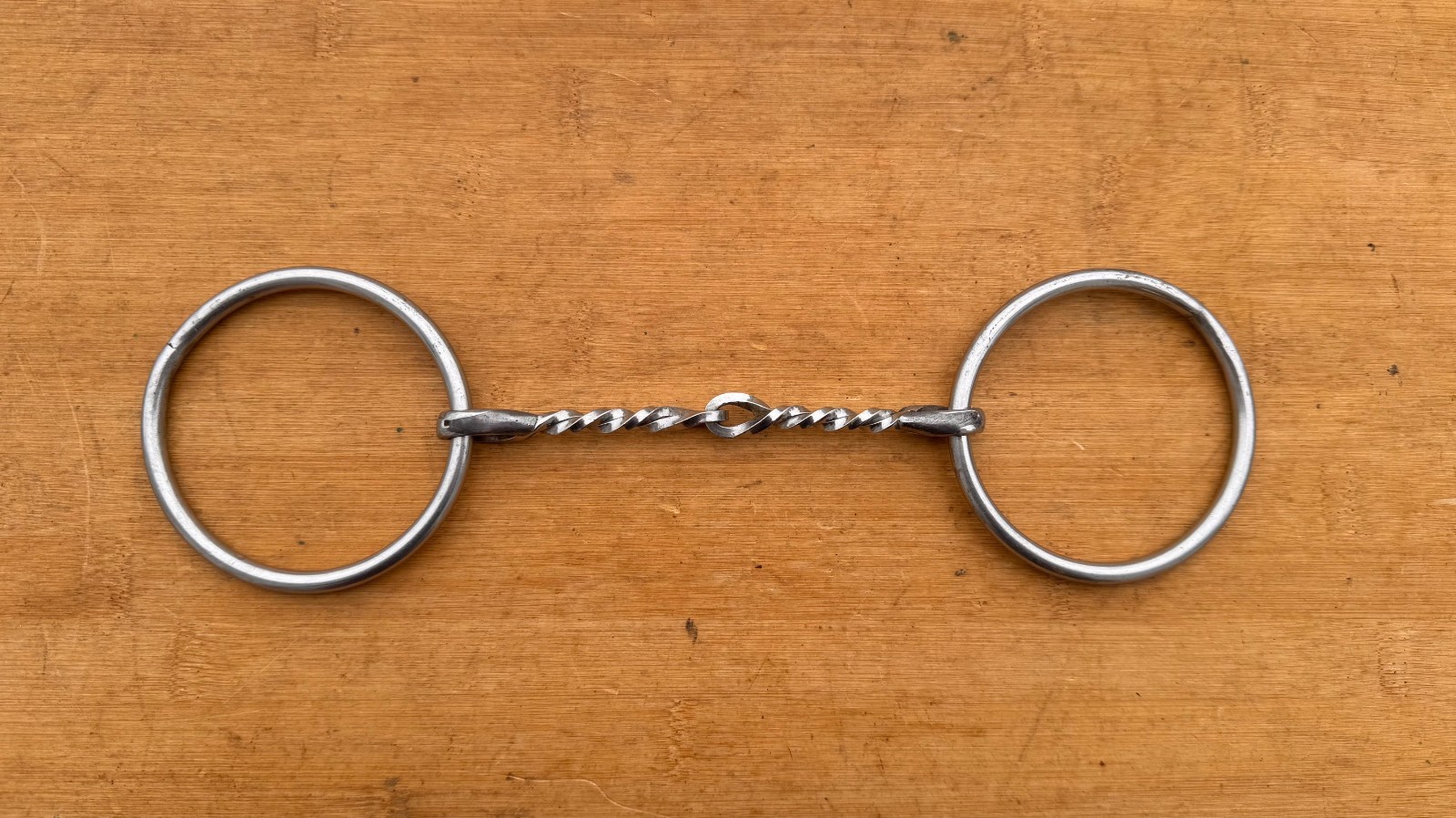 Corkscrew Twisted Loose Ring Western Snaffle Bit ~ 5"