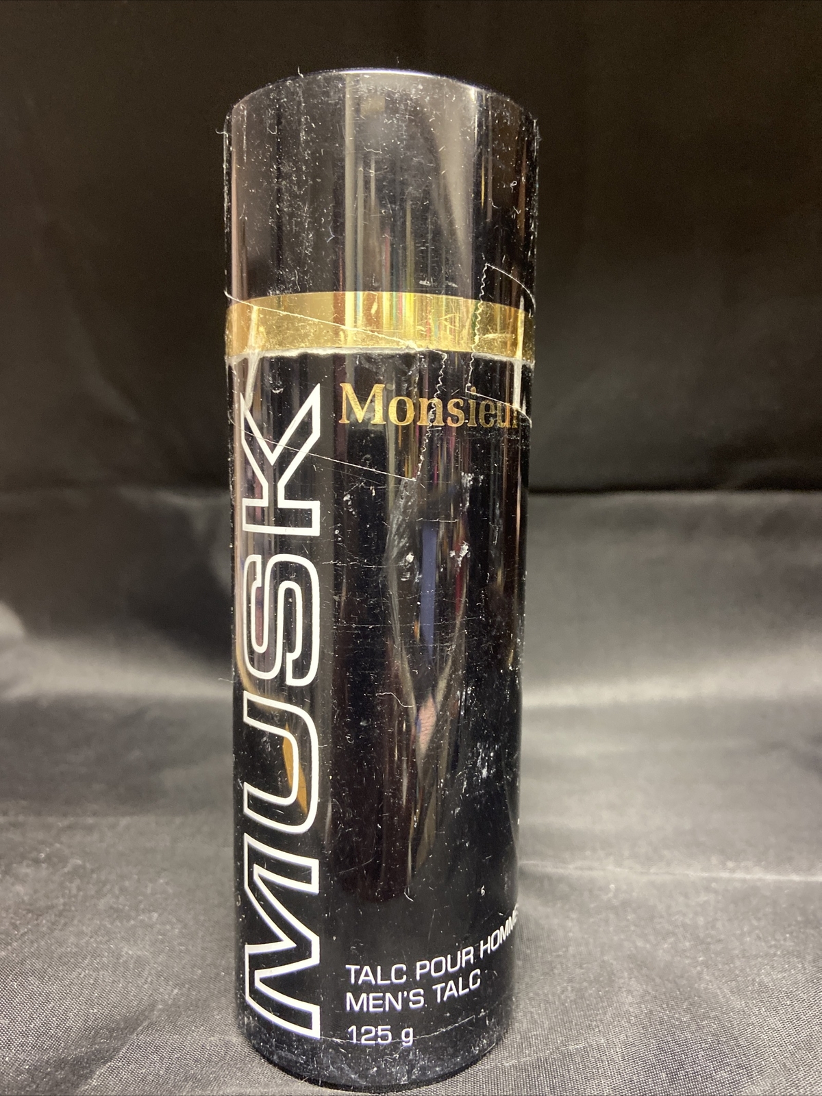 Musk Monsieur Men's Talc 125g by Parfums Parquet LTEE Montreal HiJ1H4 New
