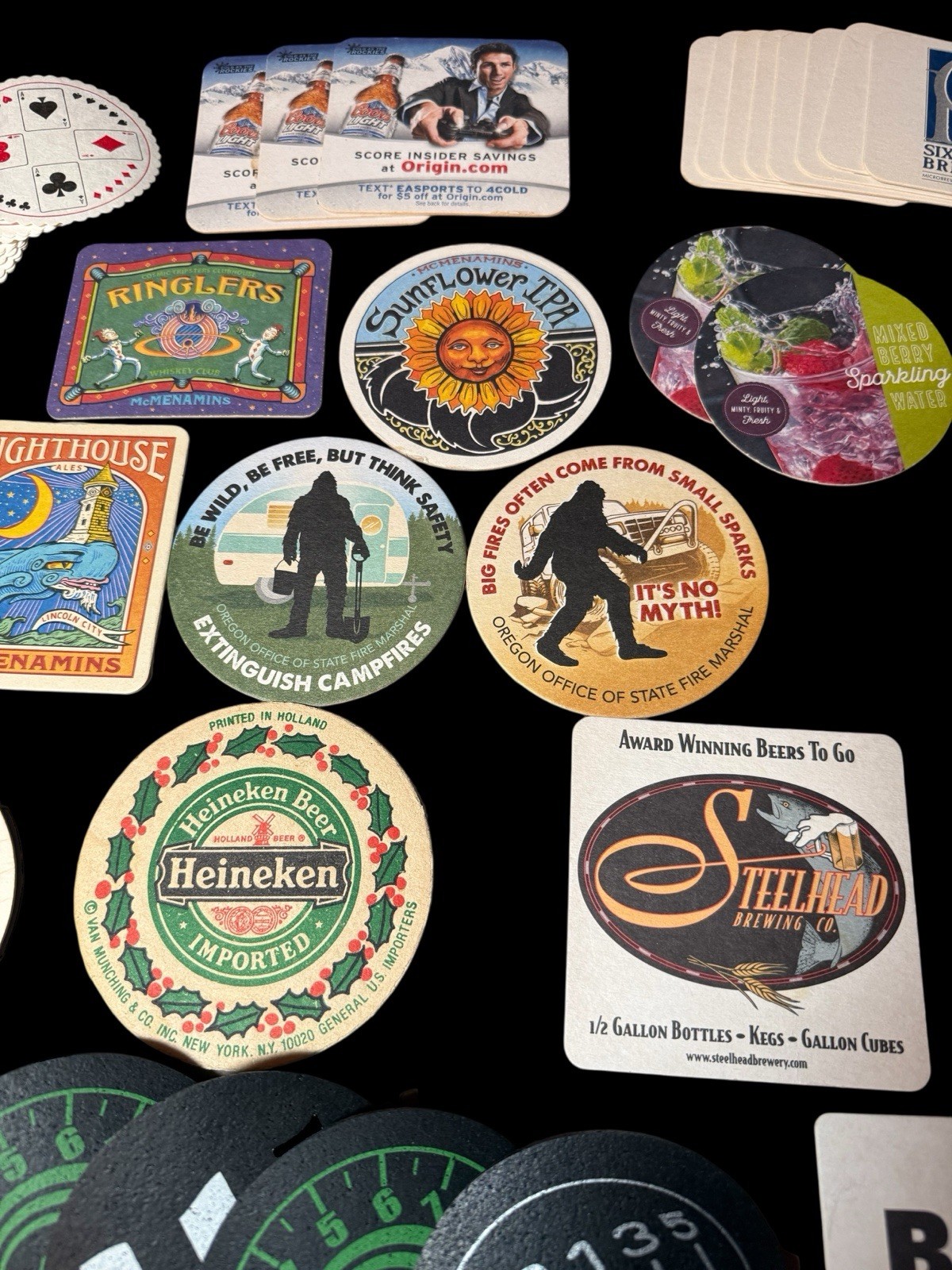 Vtg Collectable Brewery/Wine Bar Coasters Breweriana PNW-Autos etc.