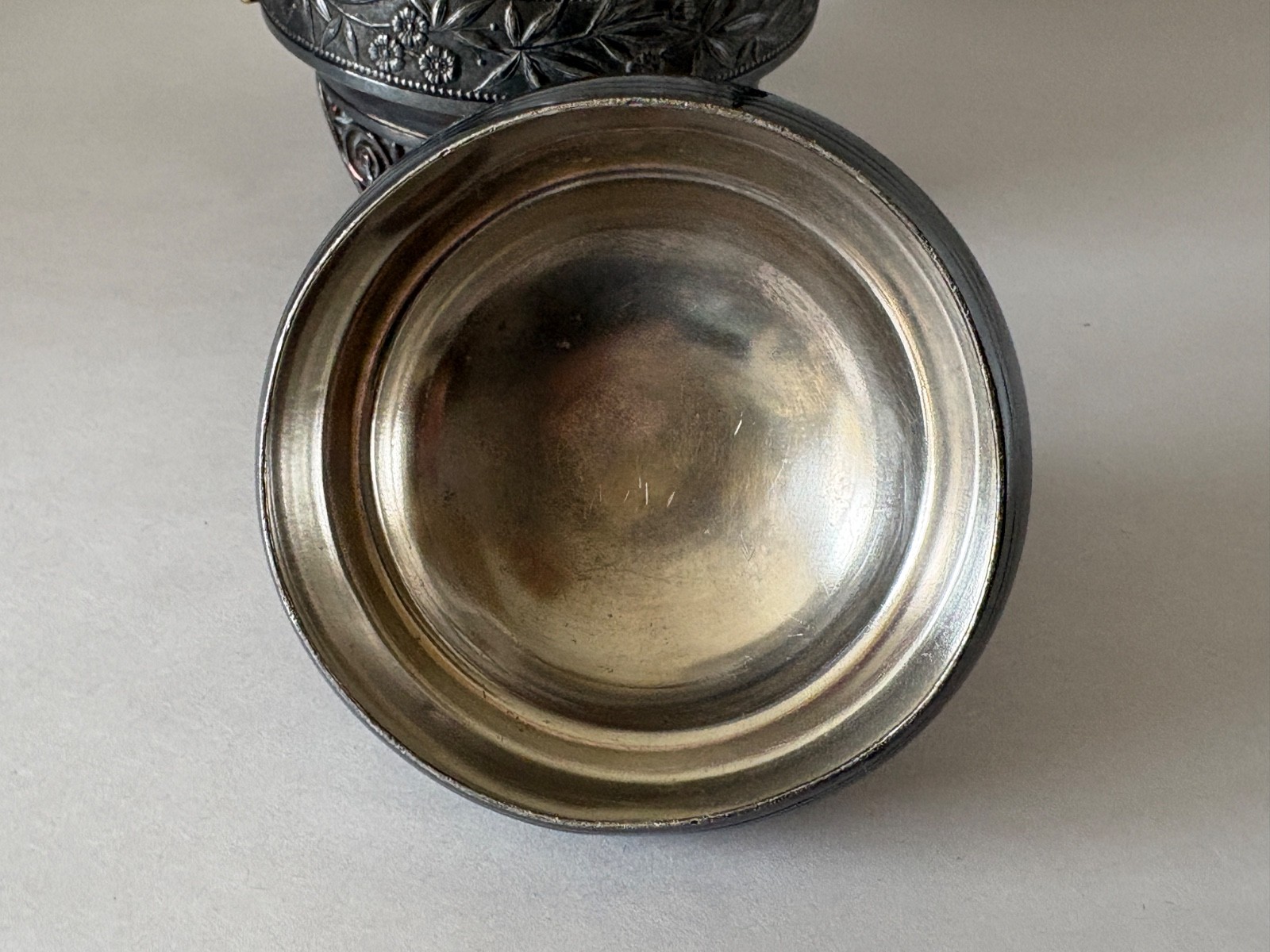 Antique Roger Bros. Aesthetic Silverplated Pickle Castor w/Tongs/Etched Jar 1883