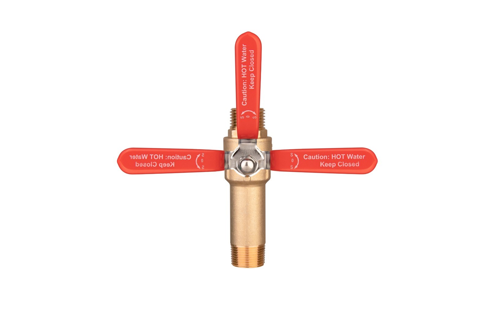 House Mods HMP012 Full Port Water Heater Straight Drain Flush Valve/LF Brass