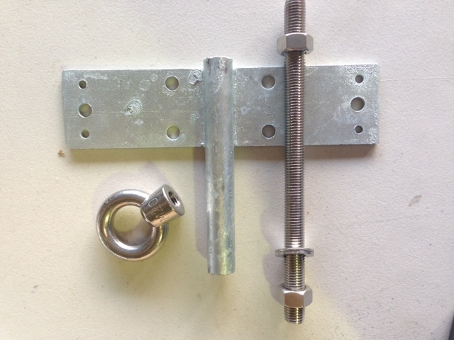 Shade sail accessories Turnbuckles, d shackles, eye bolts, pad eyes, snap hooks