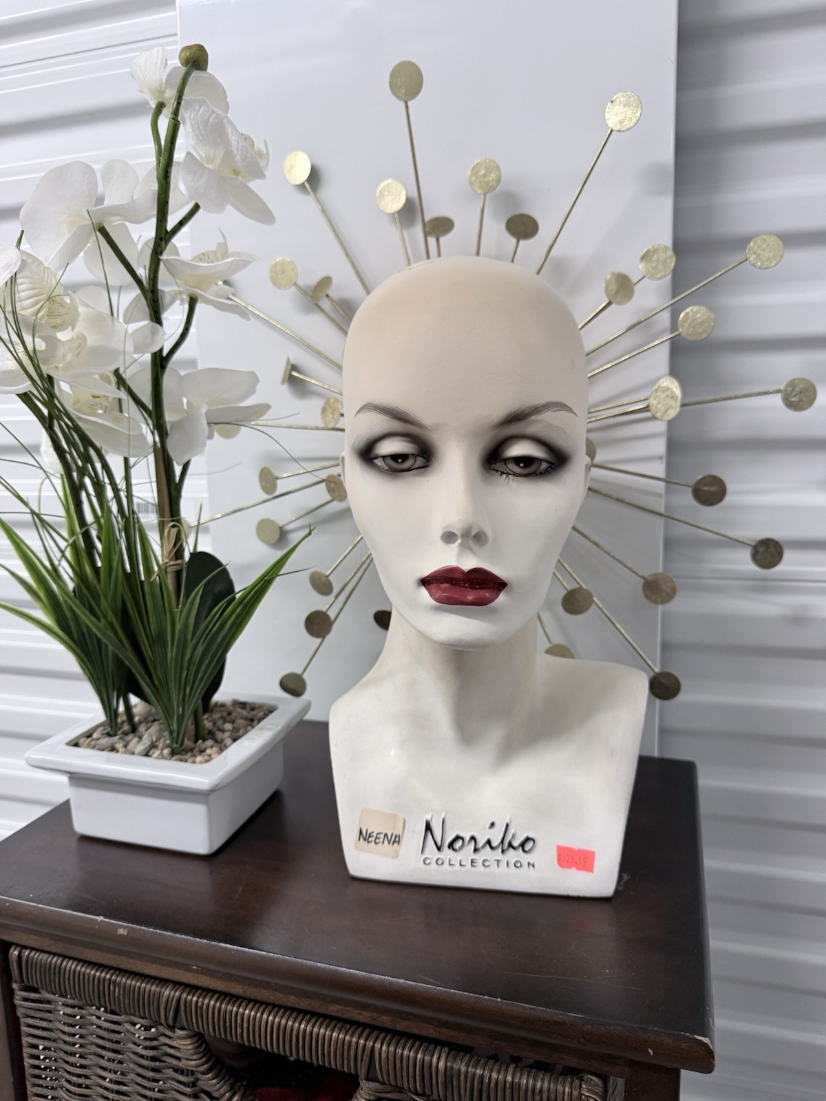 Vintage Noriko Collection "Neena" Mannequin Head Bust - Professional Display