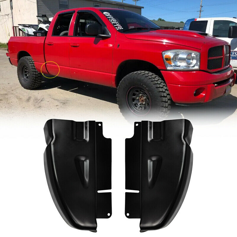 Pair Cab Corners For 2002-2008 Dodge Ram Quad Cab 1500 2500 3500 Left & Right