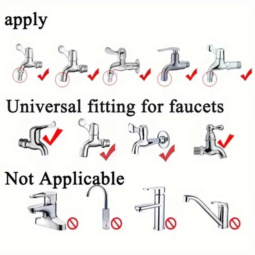 Garden Hose Nozzle Spray Nozzle 8-Pattern Heavy Duty High Pressure Leak Proof