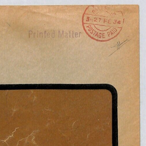 PALESTINE (Israel) Cover *TEL AVIV POSTAGE PAID* 1934 CDS Window E {Sorani}XP15