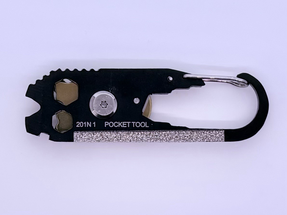 20 In 1 Screwdriver Wrench Keychain Stainless Steel Mini Pocket Multi Tool