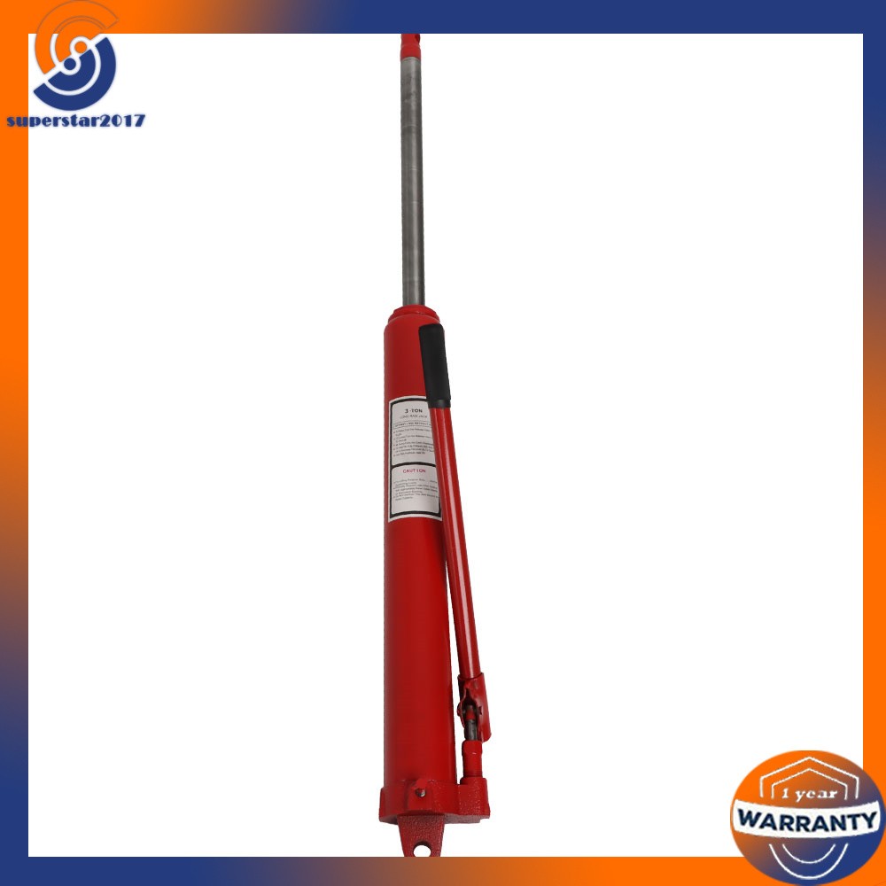 3 Ton Long Manual Hydraulic Jack Single Pump Engine Lift Cherry Picker