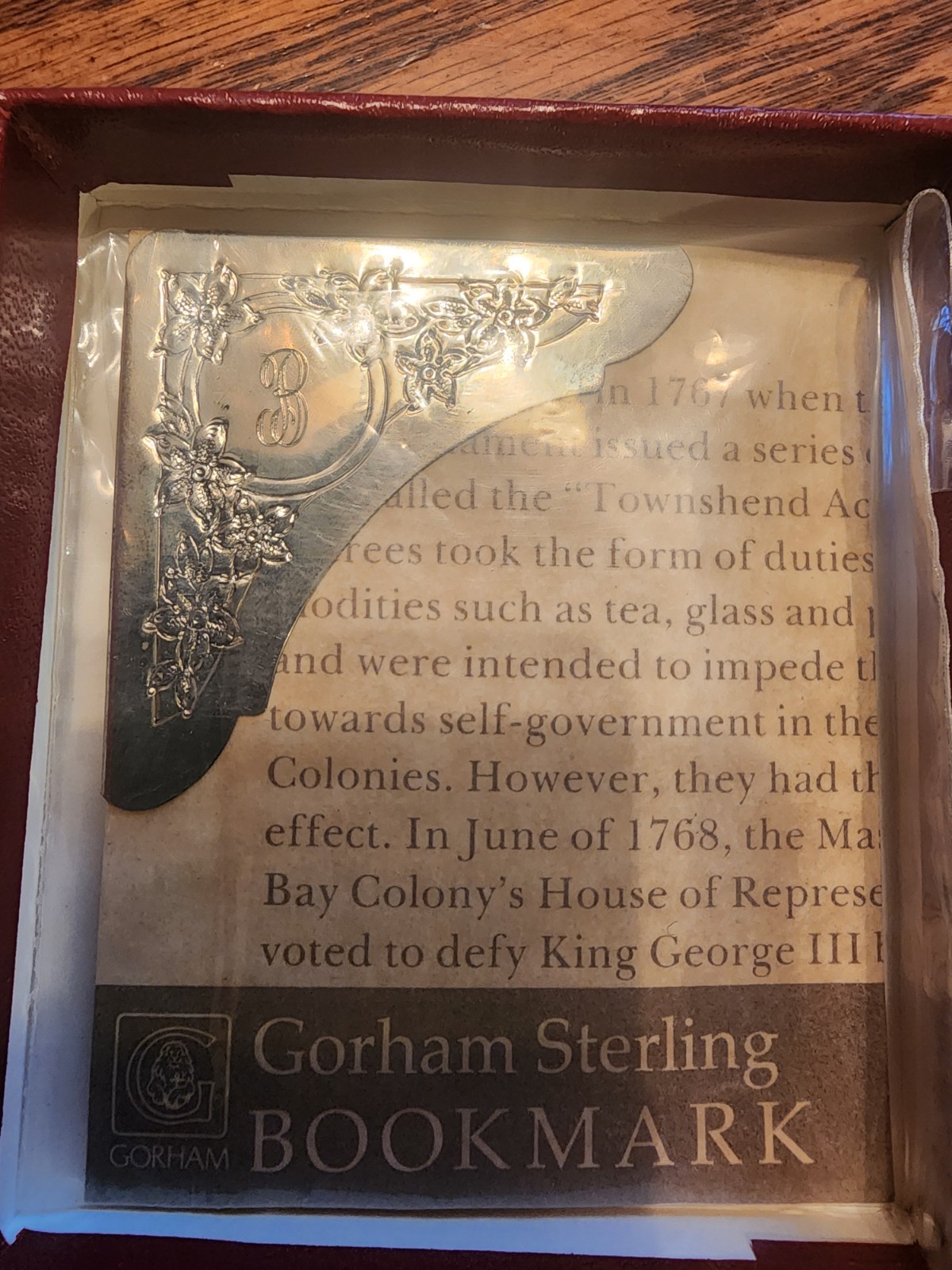 NEW Gorham Sterling Silver Corner Bookmark Richard Yerxa Jewelry