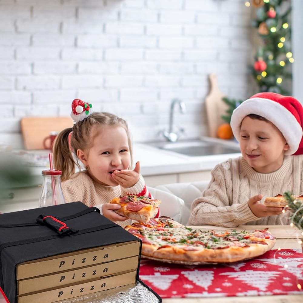 Pizza Bag, Insulated Pizza Bags for Delivery Carry Hot, Large Pizza ...