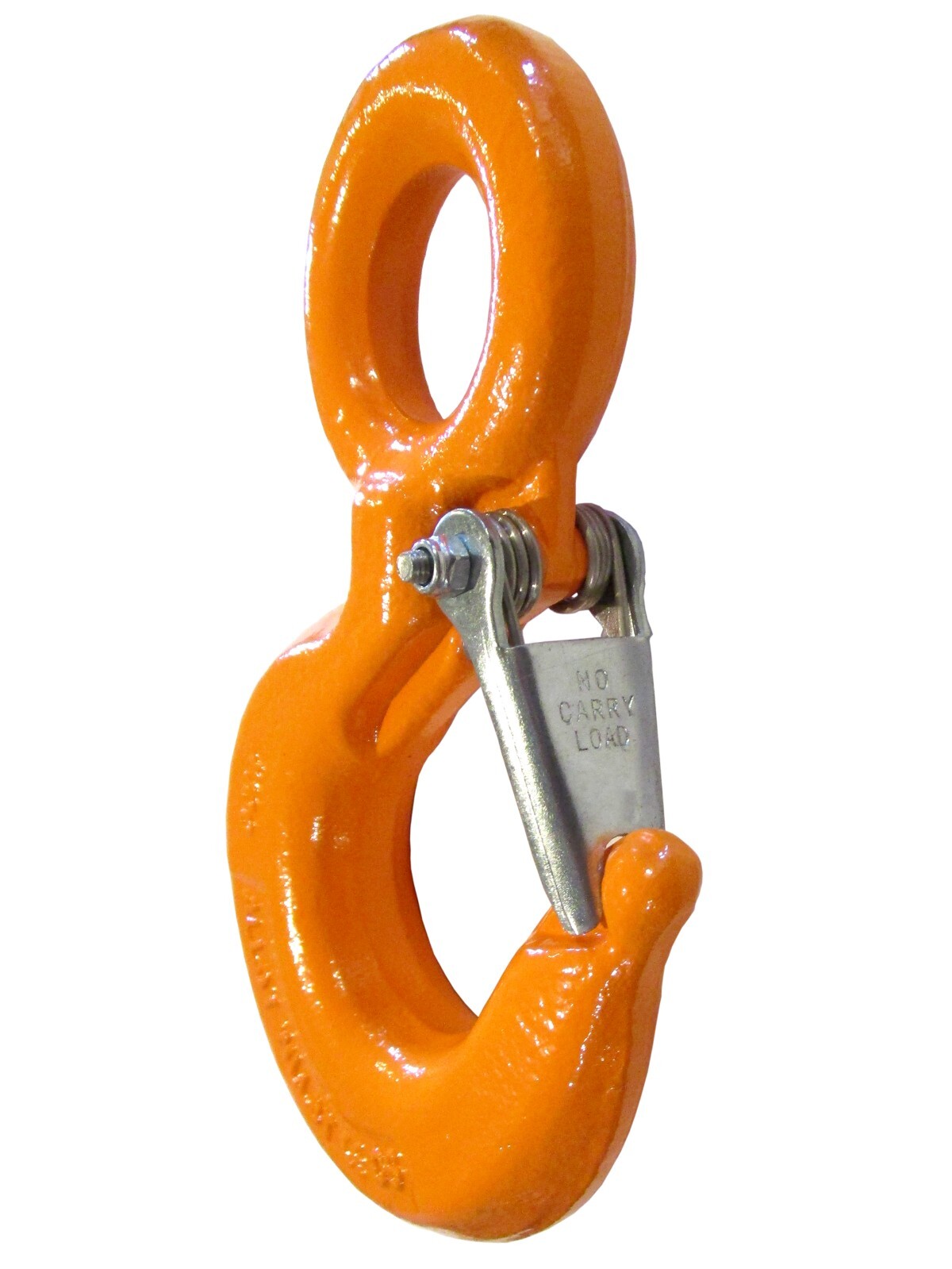 Eye Hoist Lifting Hook Alloy Steel with Safety Latch Overhead Winch Crane