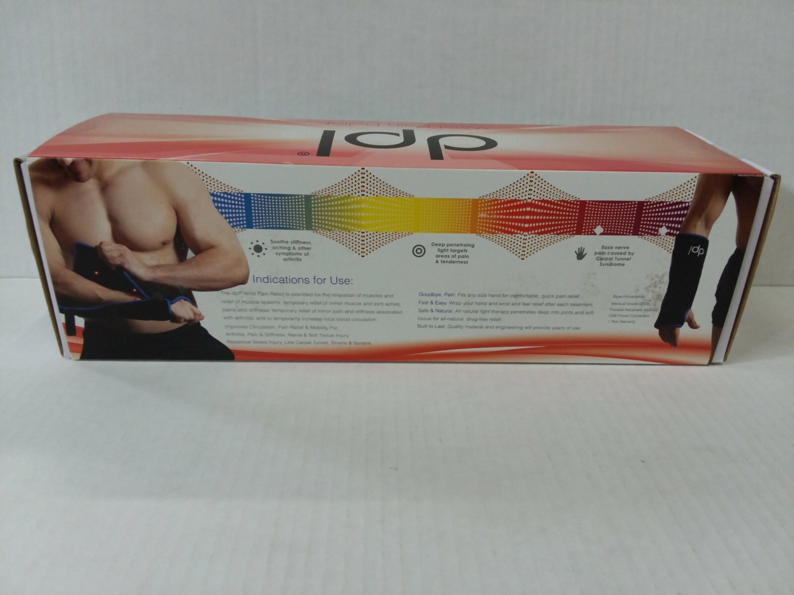 New DPL Wrist Wrap Black Pain Relief Light Therapy System