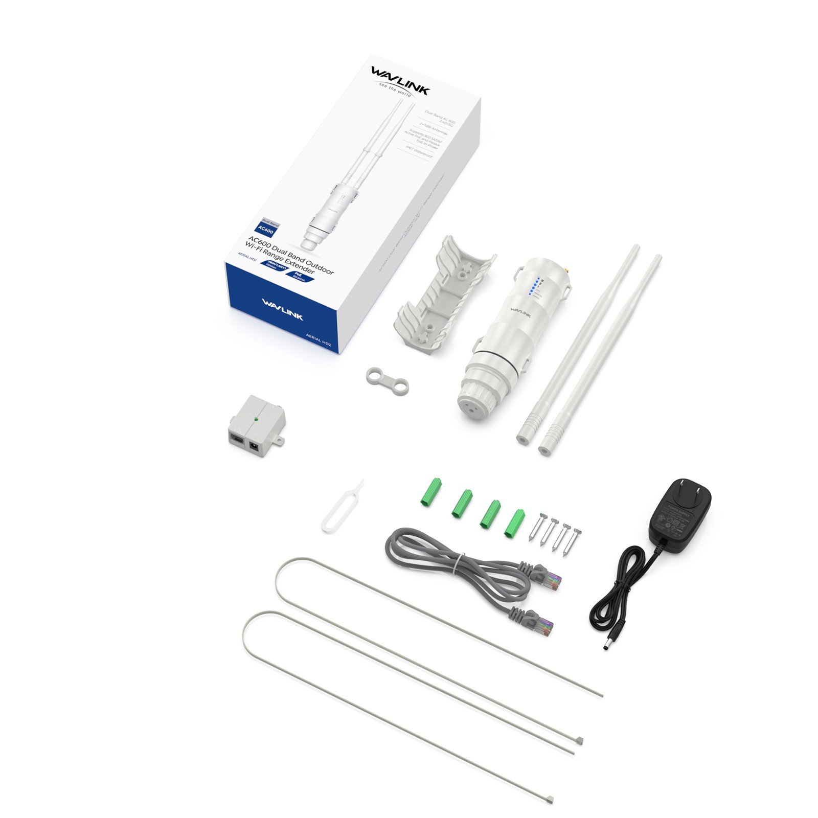 Long Range Outdoor WiFi Extender N300/AC1200 WiFi Repeater Signal Booster Router