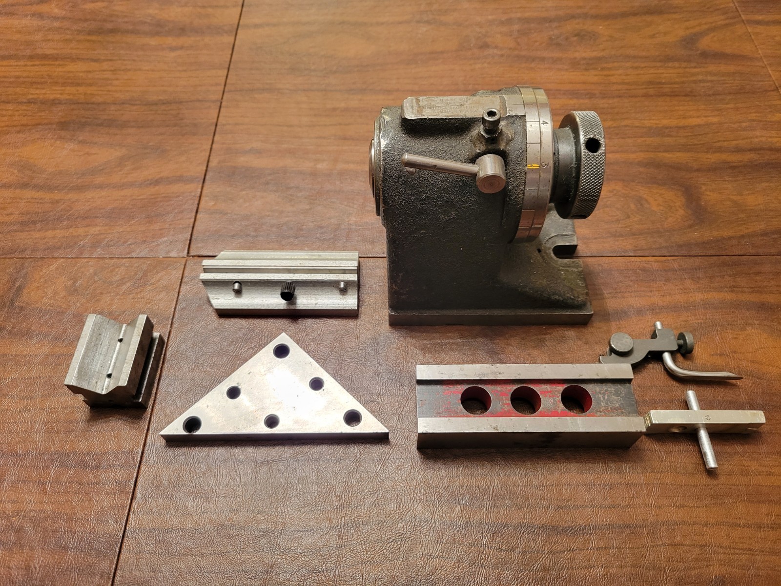 H-4 Hardinge 5C Collet Indexer, V-Block, Angle Block. Sine Bar,  Lathe USA