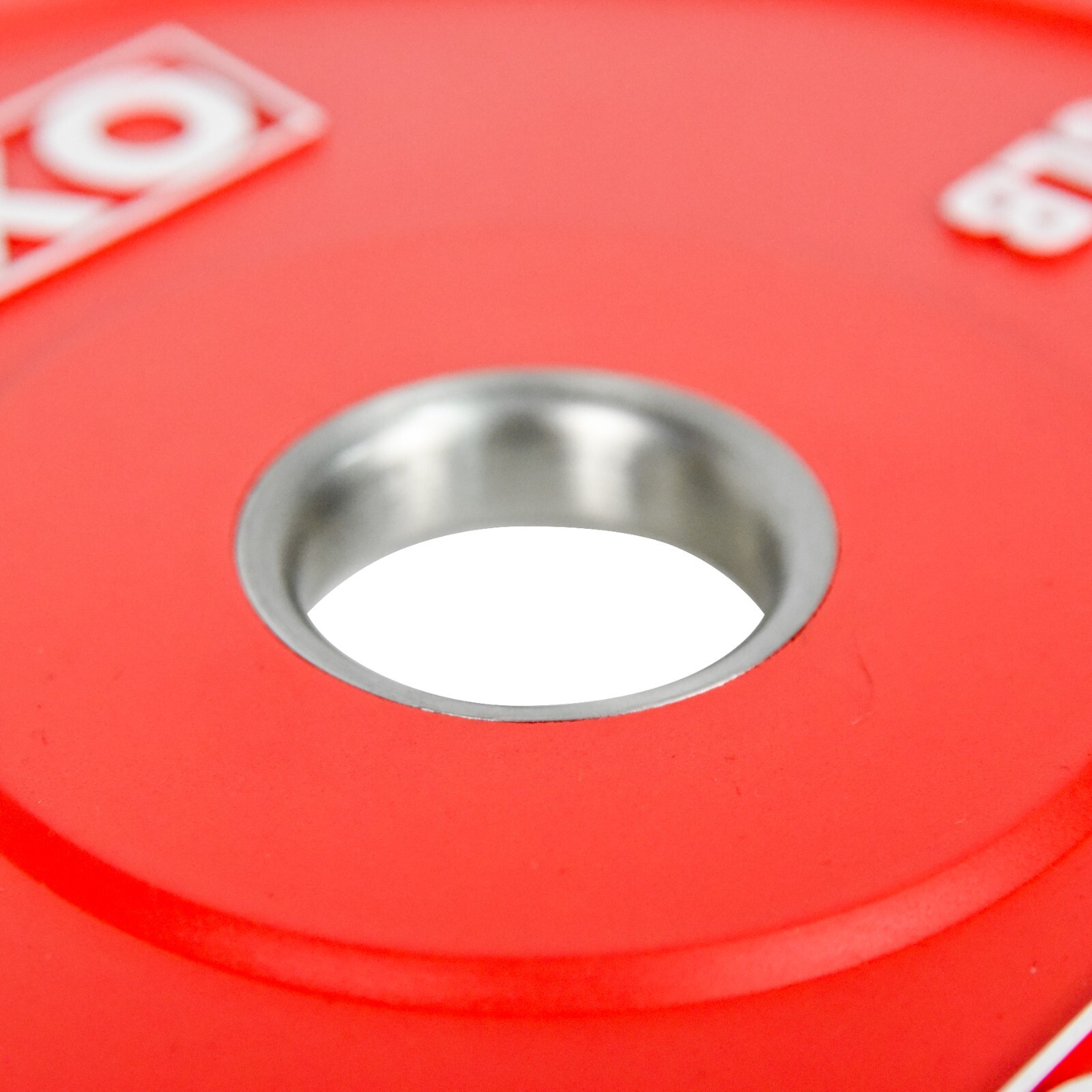 NEXO 5LB Red Rubber Bumper Plate Pair - Premium Matte Finish 2x 5LB Plates