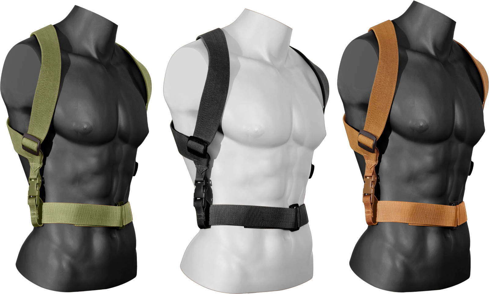 Rothco Tactical Combat Suspenders 2" Heavy Duty Adjustable Quick Release Buckle